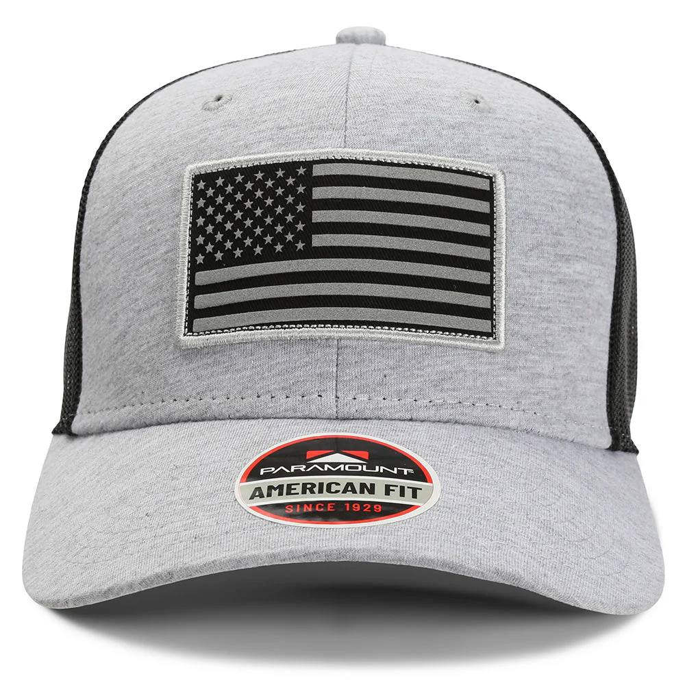 Riverside Reflective American Flag Cap Mesh Back - Image 2