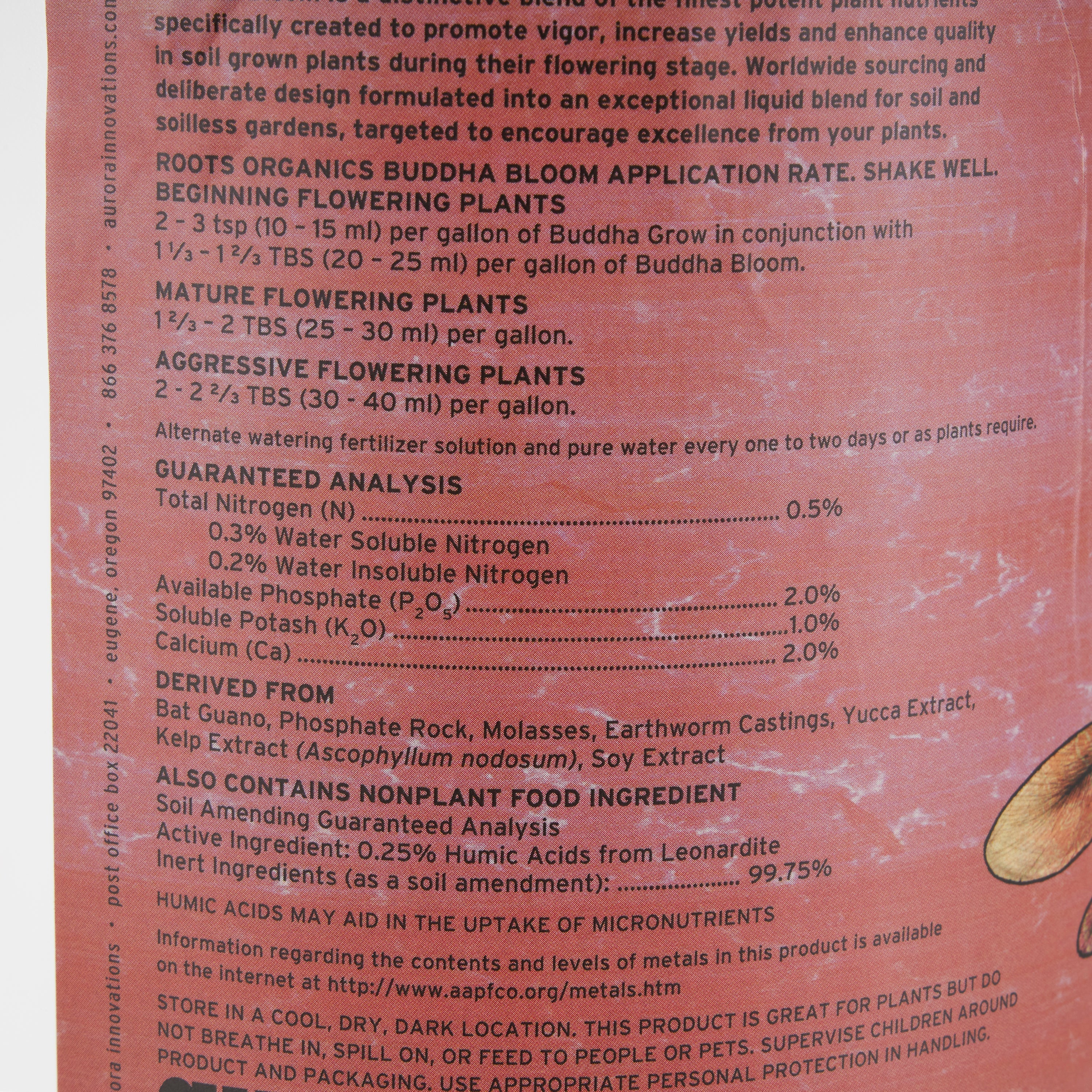 Roots Organics ROBBG Natural Organic Buddha Bloom Plant Fertilizer, 1 Gallon - Image 5