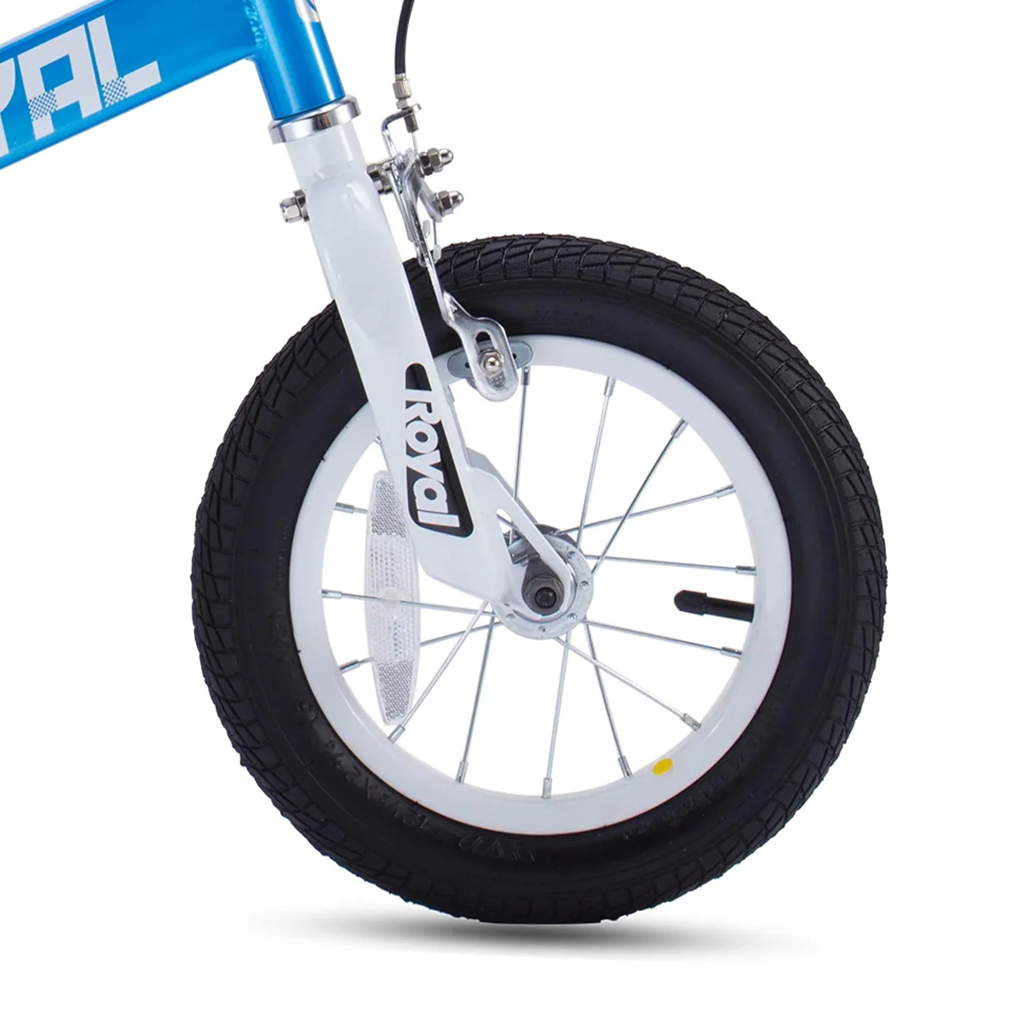 RoyalBaby Formula 16 Inch Kids Bike with Kickstand and Training Wheels, Blue - Image 4