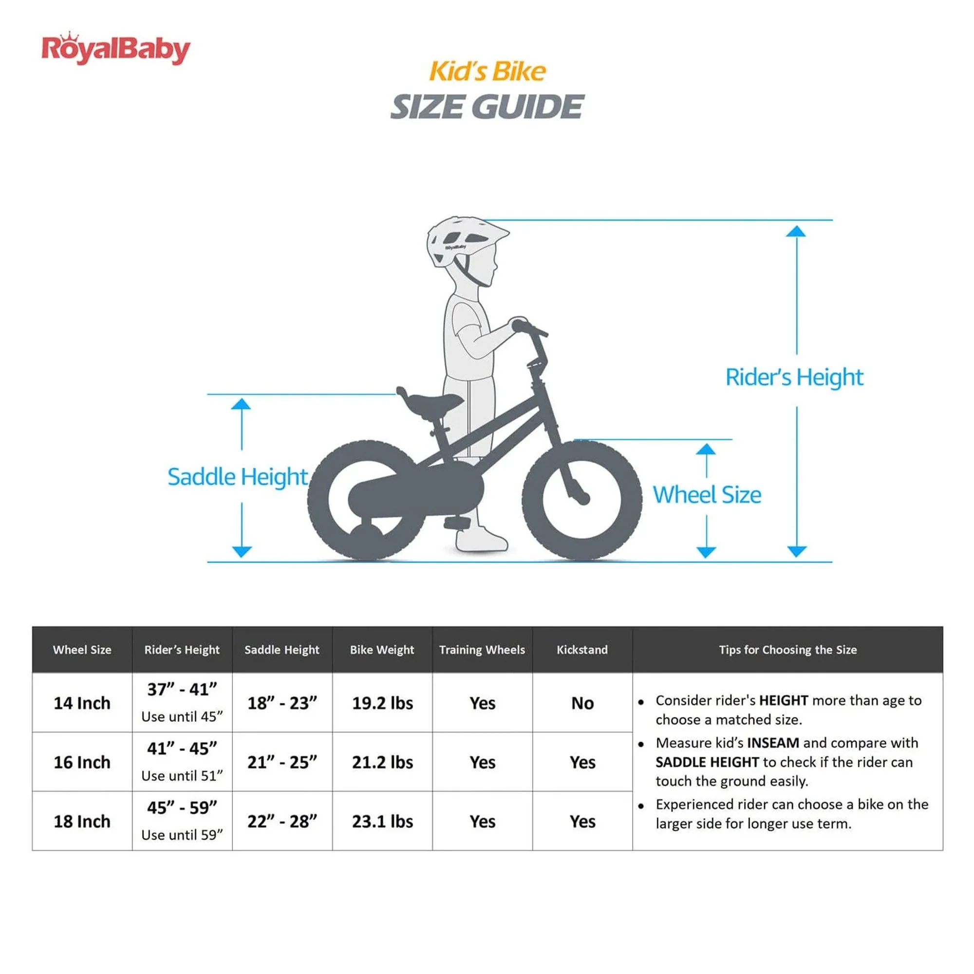 RoyalBaby Moon-5 14" Magnesium Alloy Kids Bicycle with Training Wheels, Pink - Image 6