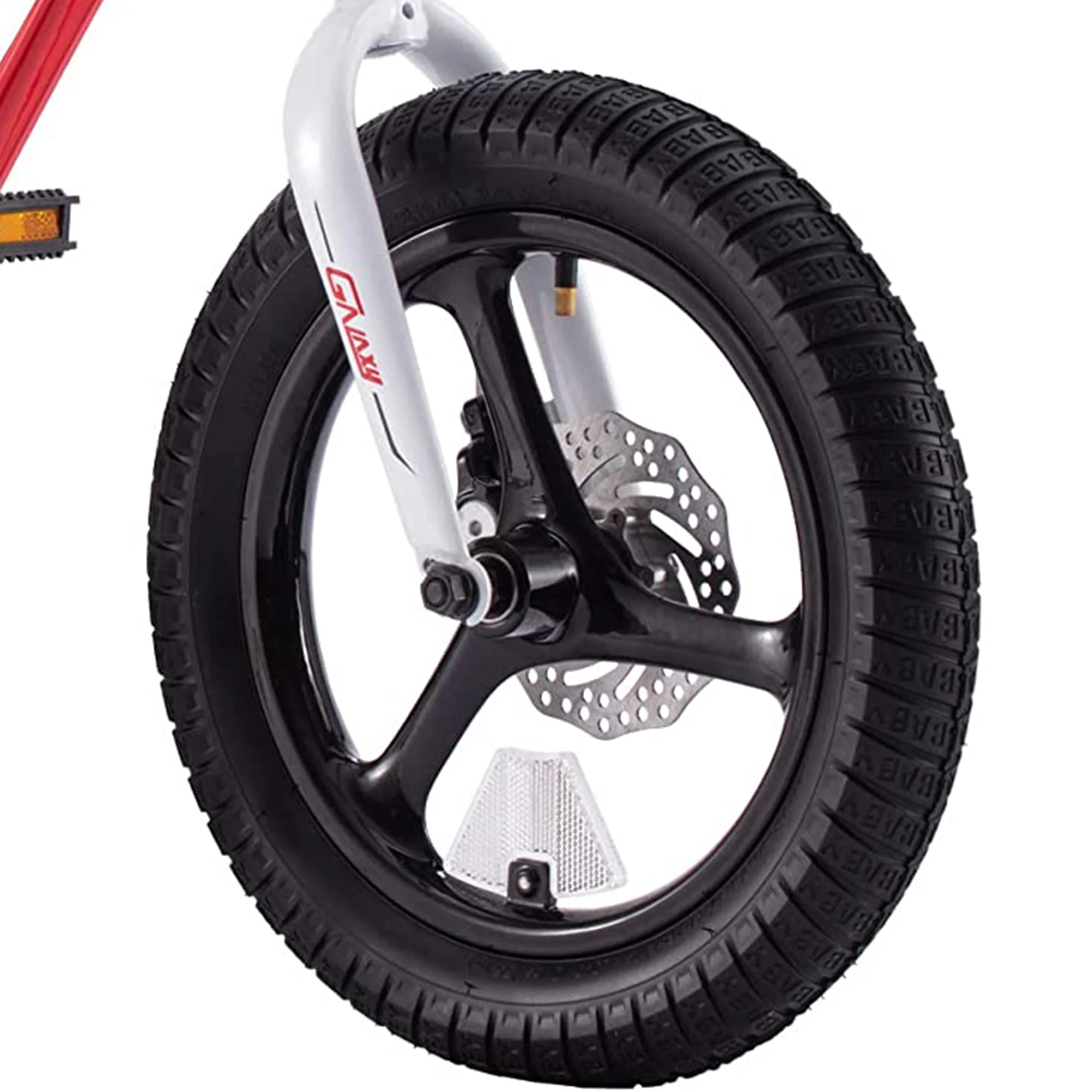 RoyalBaby RoyalMg Galaxy Fleet 16 Inch Kids Bicycle with Training Wheels, Red - Image 4