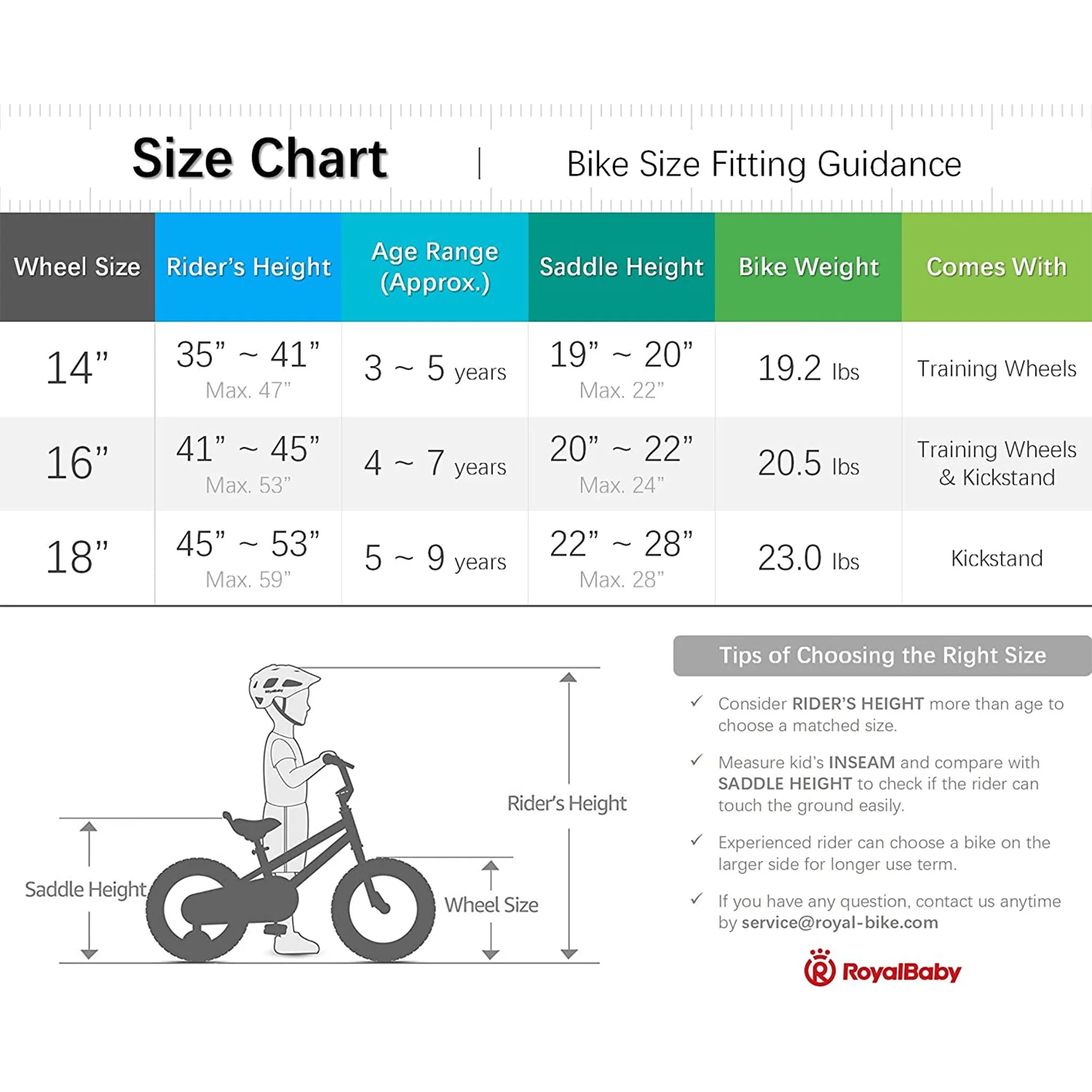 RoyalBaby Space Shuttle 16" Magnesium Alloy Kids Bike w/Training Wheels, Black - Image 8