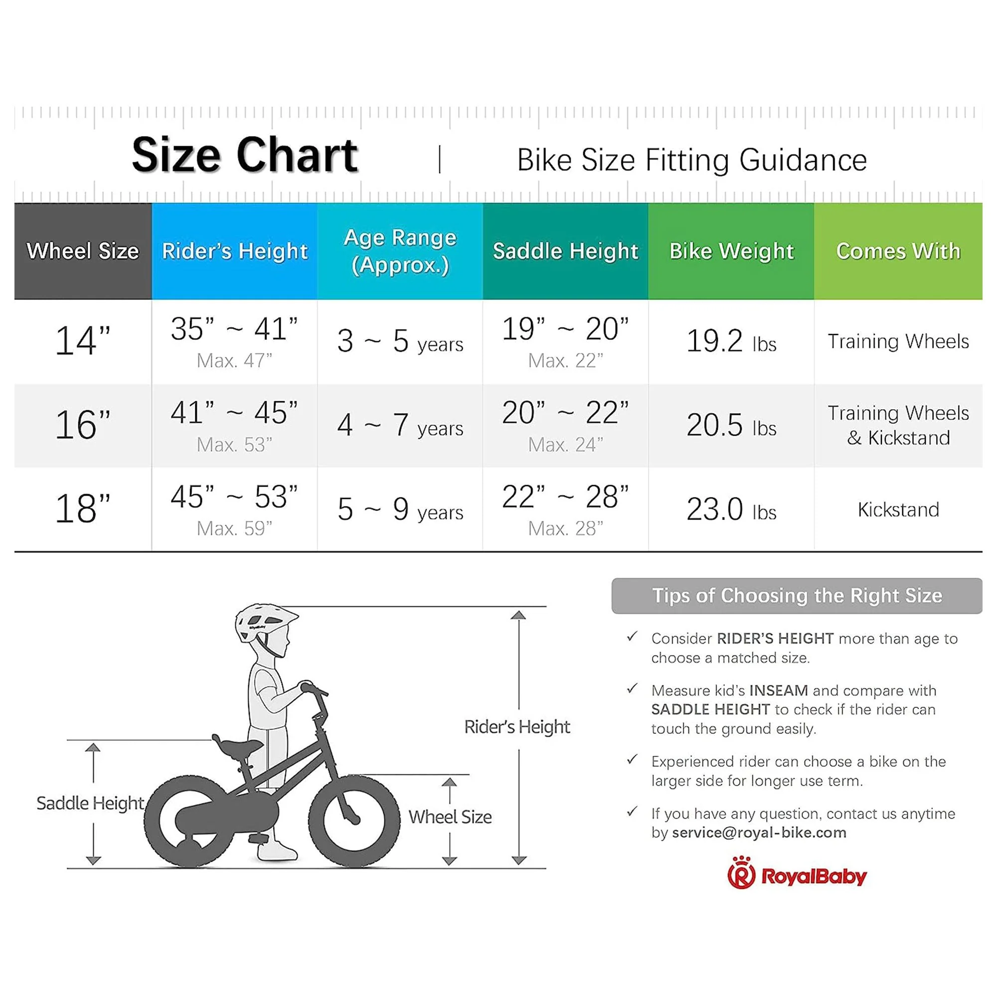 RoyalBaby Space Shuttle 18" Magnesium Alloy Kids Bicycle w/2 Disc Brakes, Black - Image 7