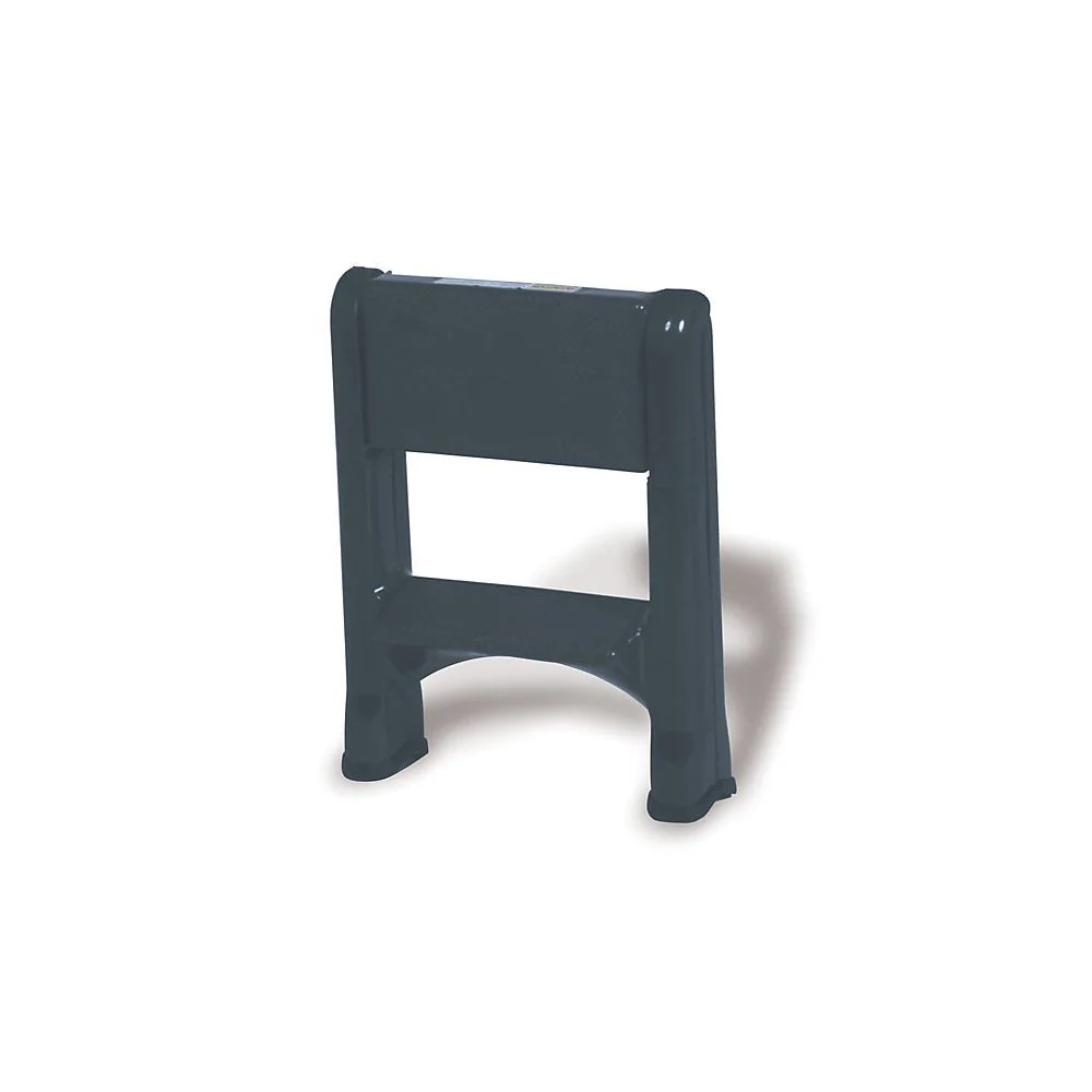 Rubbermaid 2 Step Slip Resistant Folding Plastic Stepstool with Foot Pads, Grey - Image 3