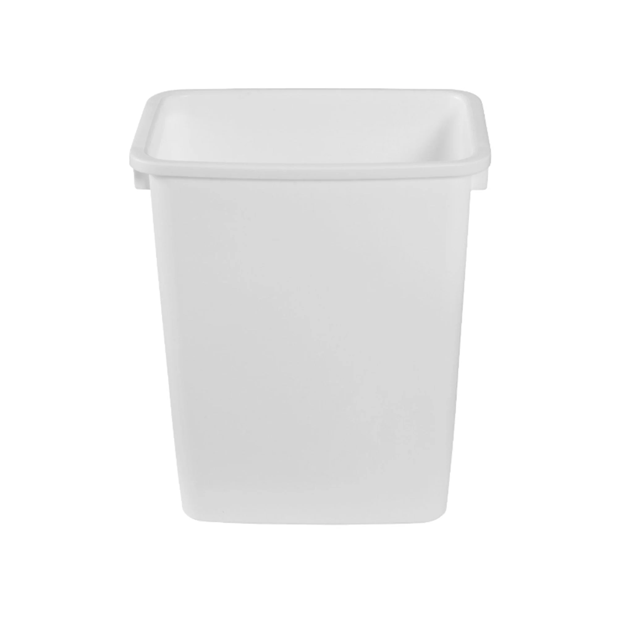 Rubbermaid 21 Qt Traditional Wastebasket Indoor Home Trash Can Container, White - Image 6