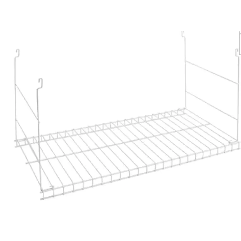 Rubbermaid 24 In Universal Closet Steel Wire Added Storage Hanging Shelf, White - Image 7