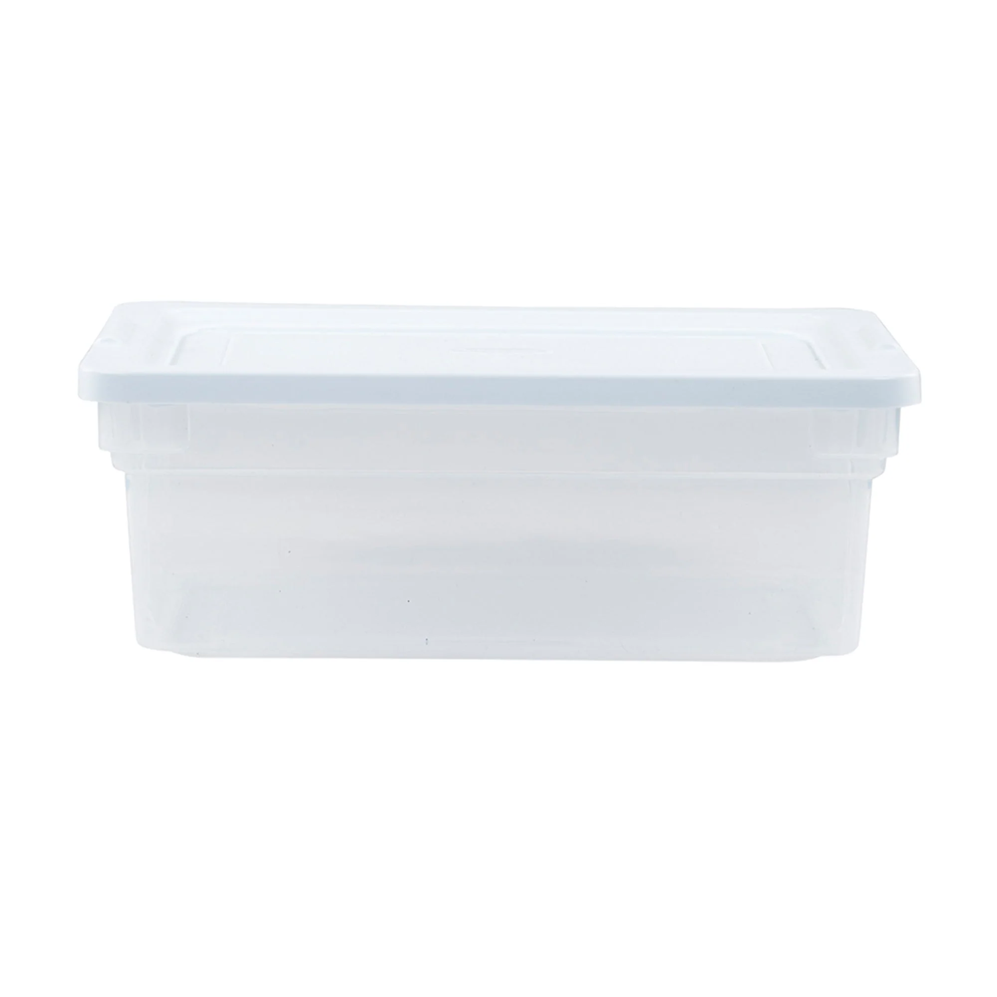 Rubbermaid Classic Clear 12 Quart Stackable Heavy Duty Plastic Storage Bins - Image 2
