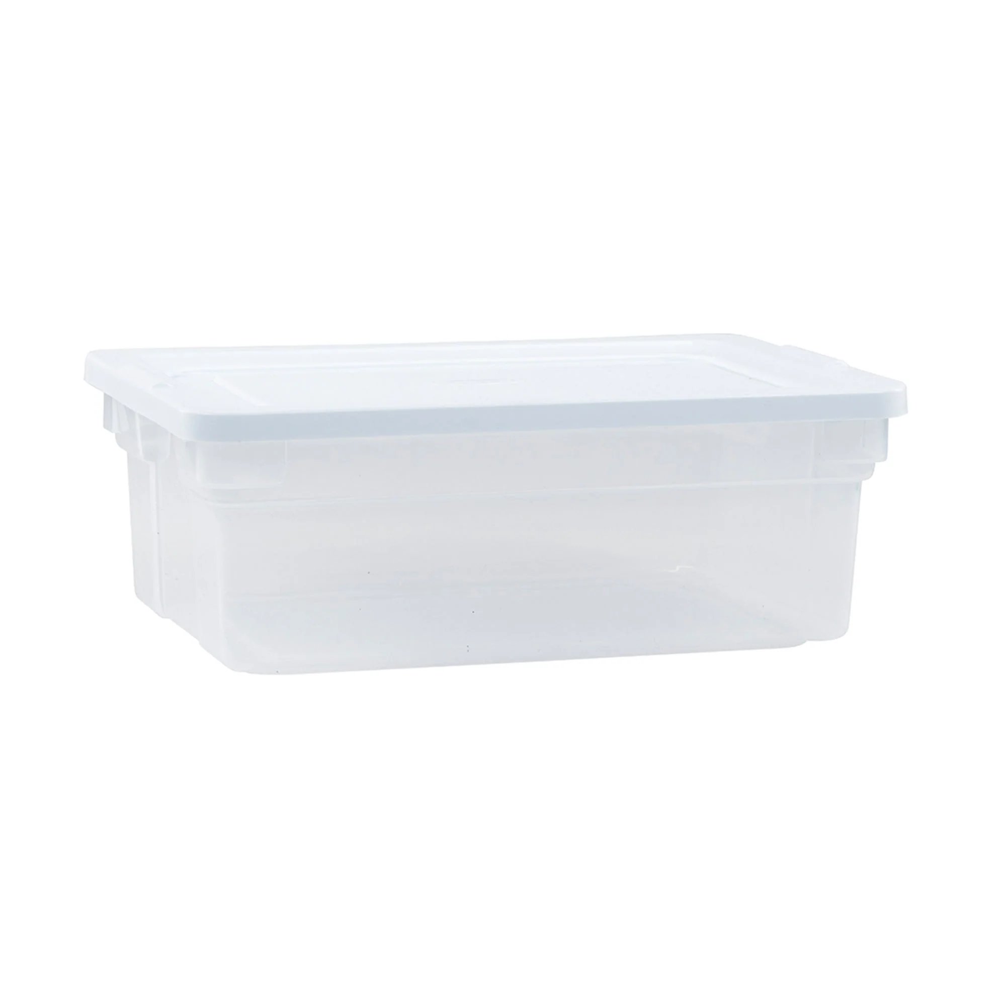 Rubbermaid Classic Clear 12 Quart Stackable Heavy Duty Plastic Storage Bins - Image 3