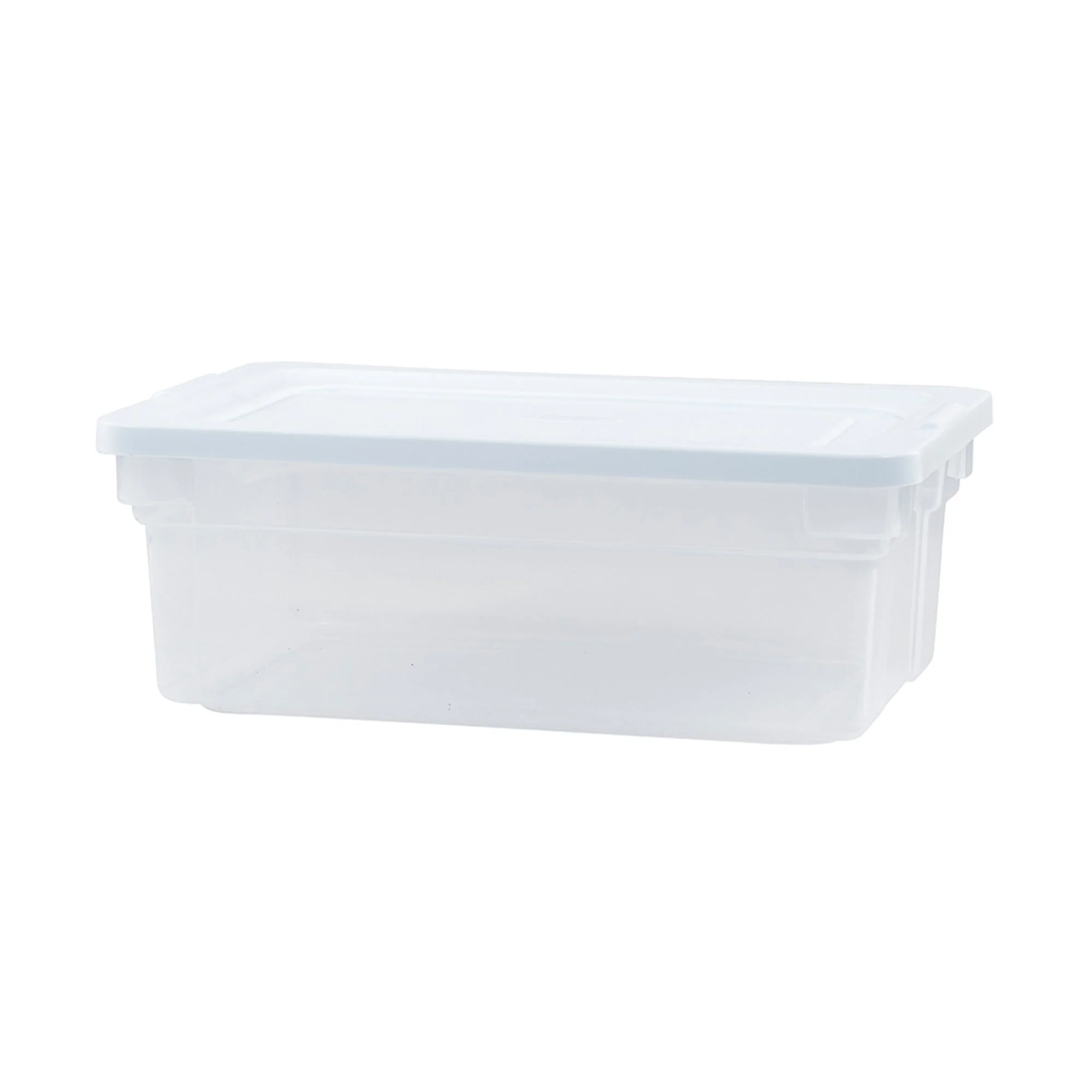 Rubbermaid Classic Clear 12 Quart Stackable Heavy Duty Plastic Storage Bins - Image 4