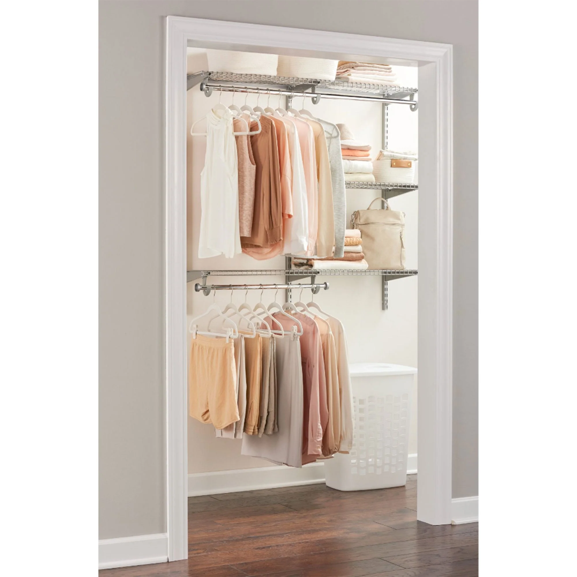 Rubbermaid Configurations Classic Custom 4' to 8' Wide Metal Closet Storage Kit - Image 8
