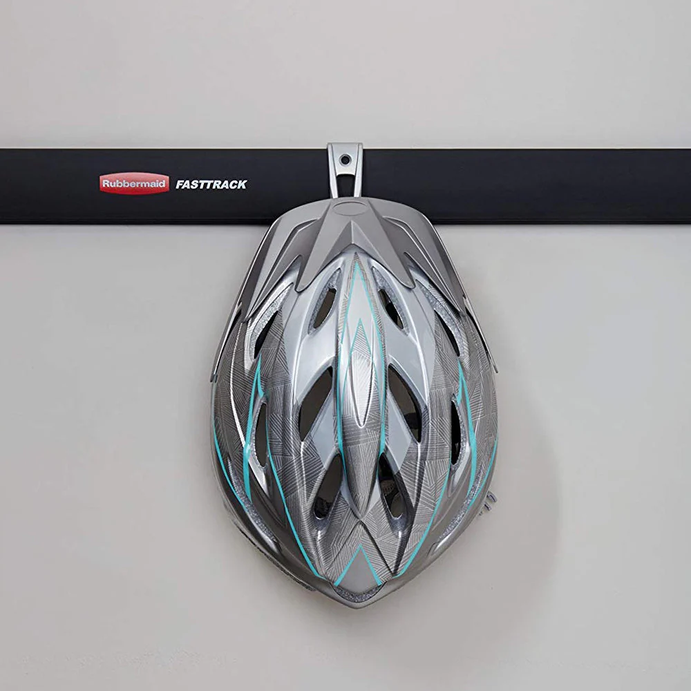 Rubbermaid Universal Metallic FastTrack Hanging Garage Hook Organizers (6 Pack) - Image 6