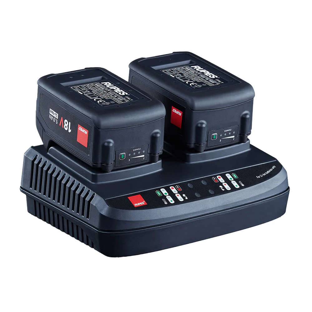 RUPES Dual Battery Charger f/iBrid HLR15 HLR21 Batteries w/LED Indicators