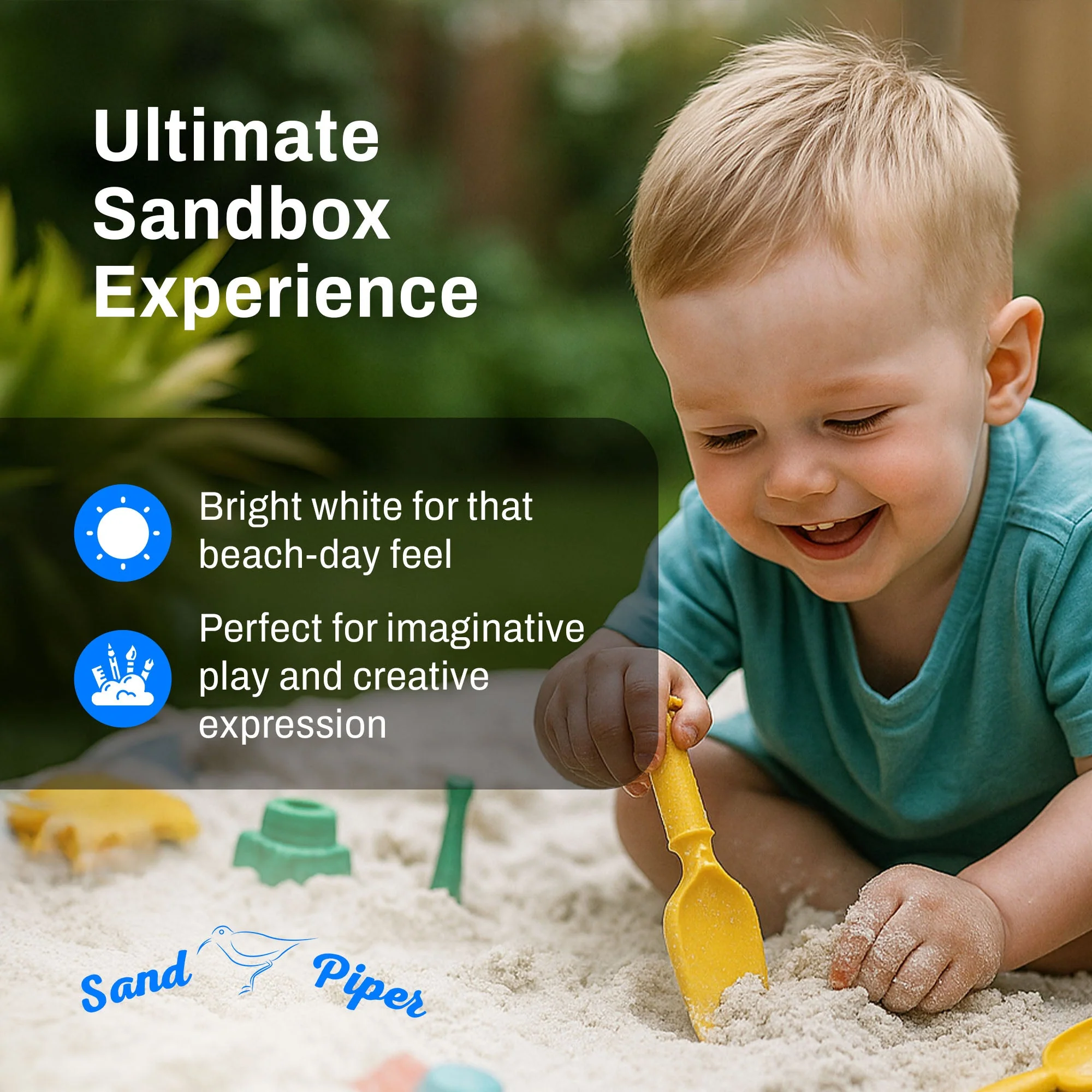 Sandpiper Multiuse Play Sand for Kids, Indoor Outdoor Silica Sand, 50 Lb Bag - Image 5