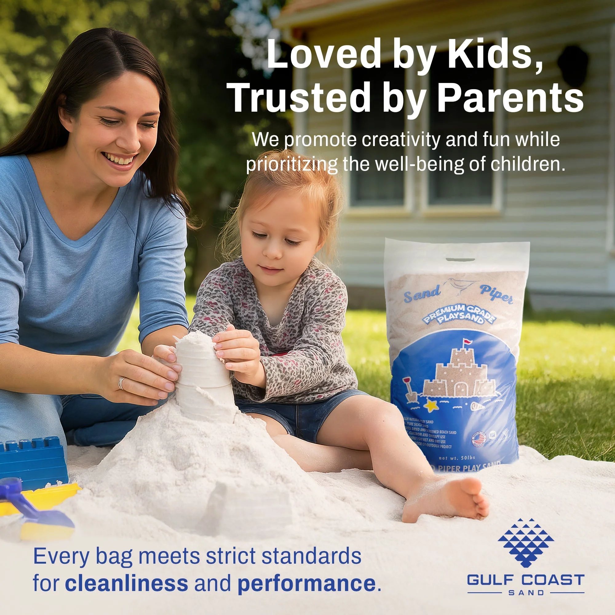 Sandpiper Multiuse Play Sand for Kids, Indoor Outdoor Silica Sand, 50 Lb Bag - Image 7