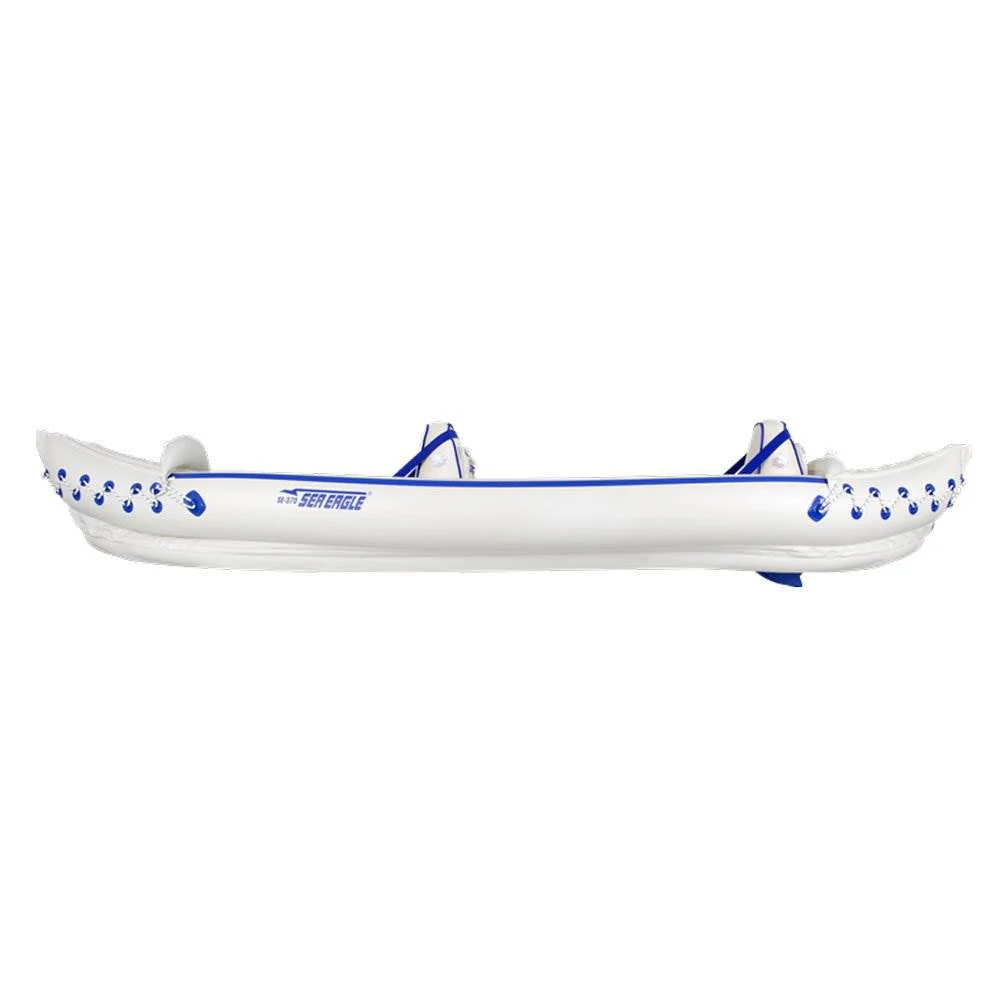 Sea Eagle 370 Pro 3 Person Inflatable Kayak Fishing Boat Canoe Paddles (2 Pack) - Image 7