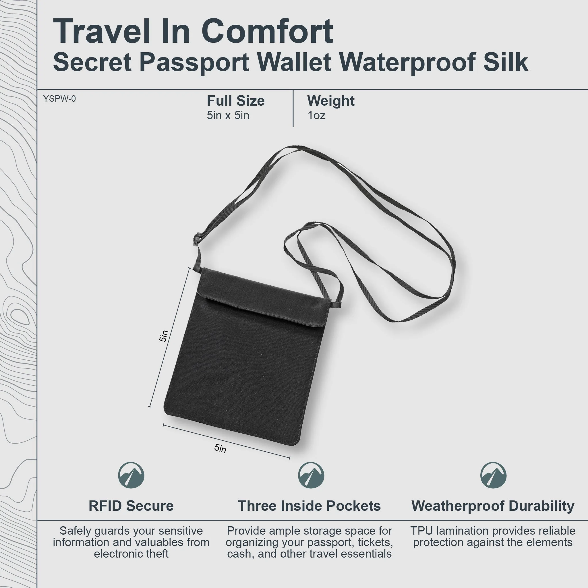 Secret Passport Wallet Monsoon Silk™ - Image 3