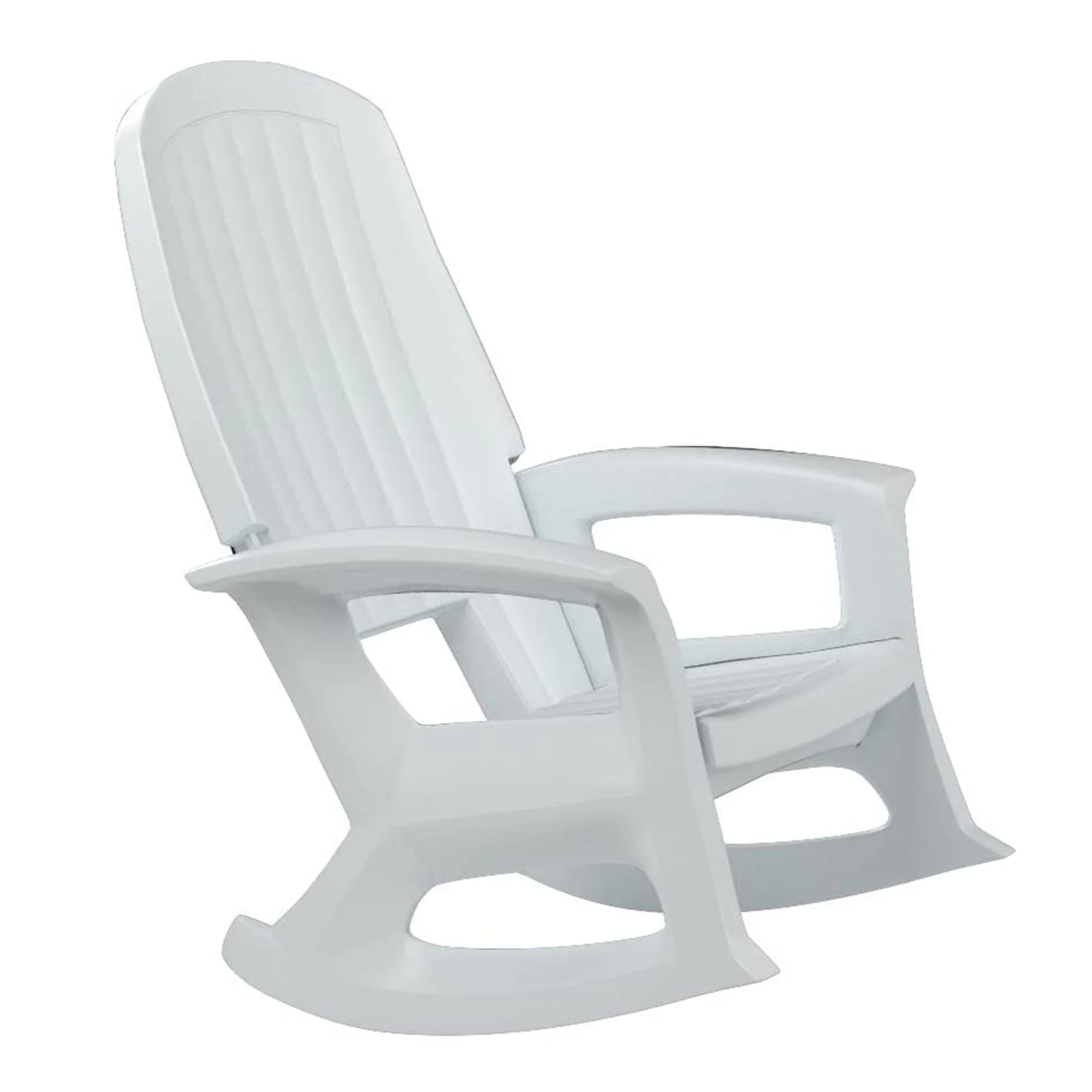 Semco Plastics Rockaway Heavy Duty All-Weather Outdoor Rocking Chair, White - Image 8