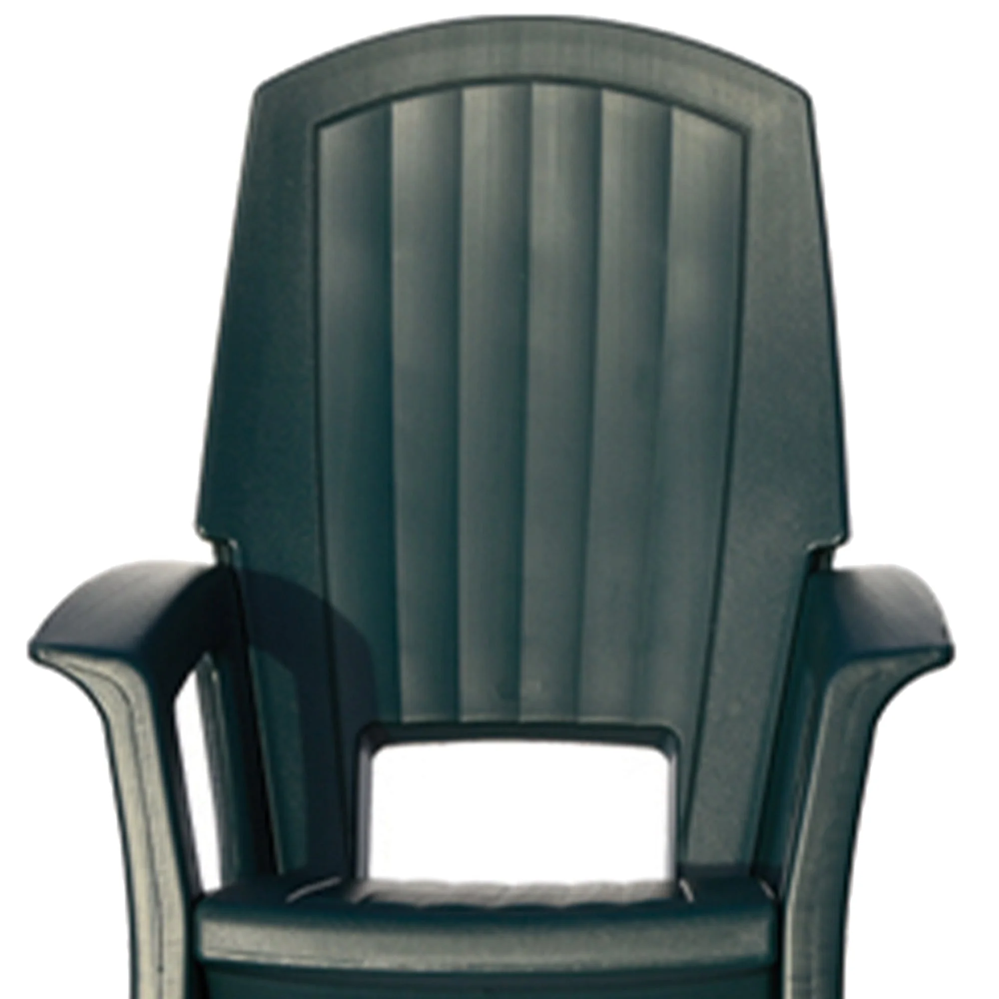 Semco Rockaway Heavy Duty All Weather Outdoor Rocking Chair, Green (2 Pack) - Image 3