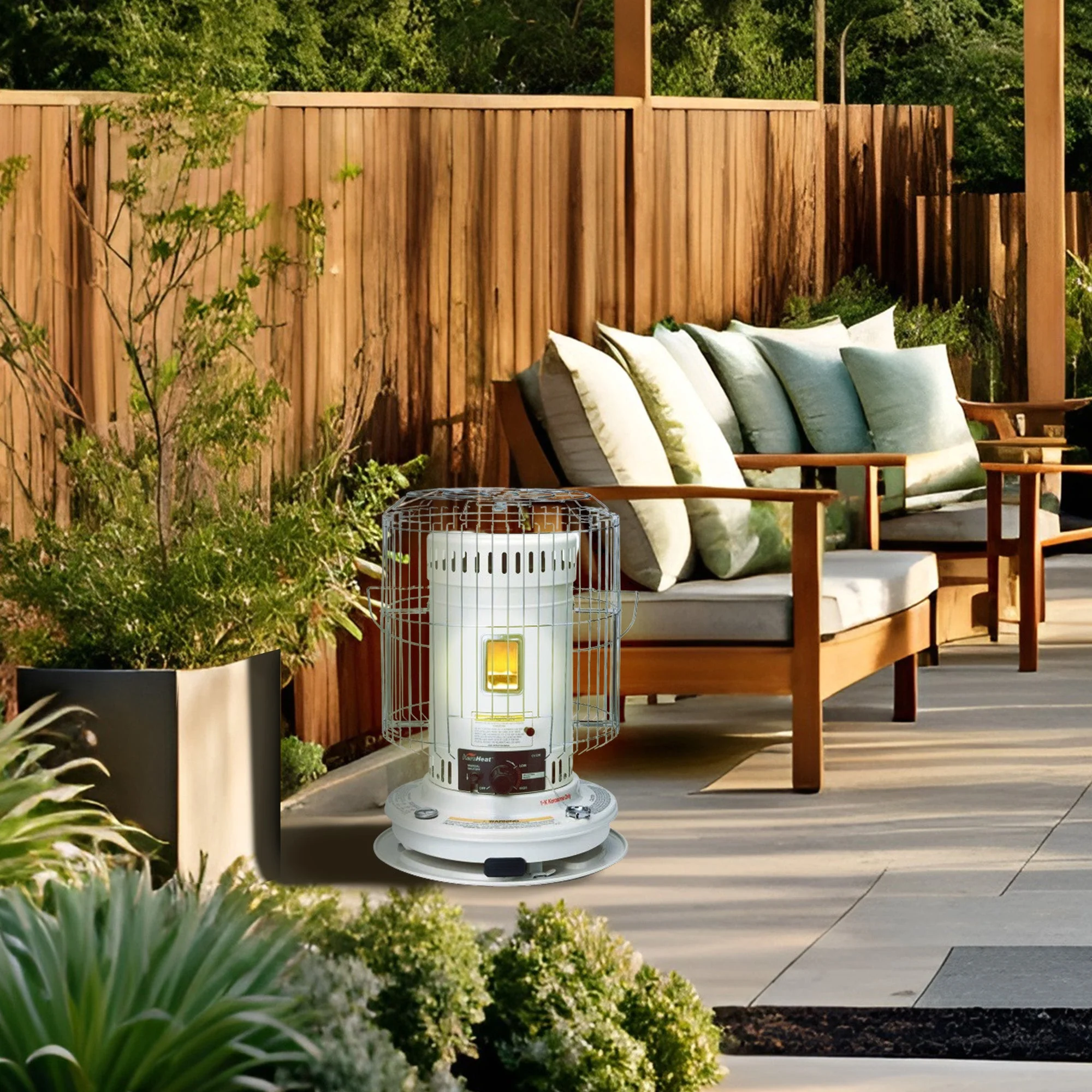 Sengoku KeroHeat 23,500 BTU Indoor Outdoor Convection Kerosene Heater, 2 Pack - Image 5