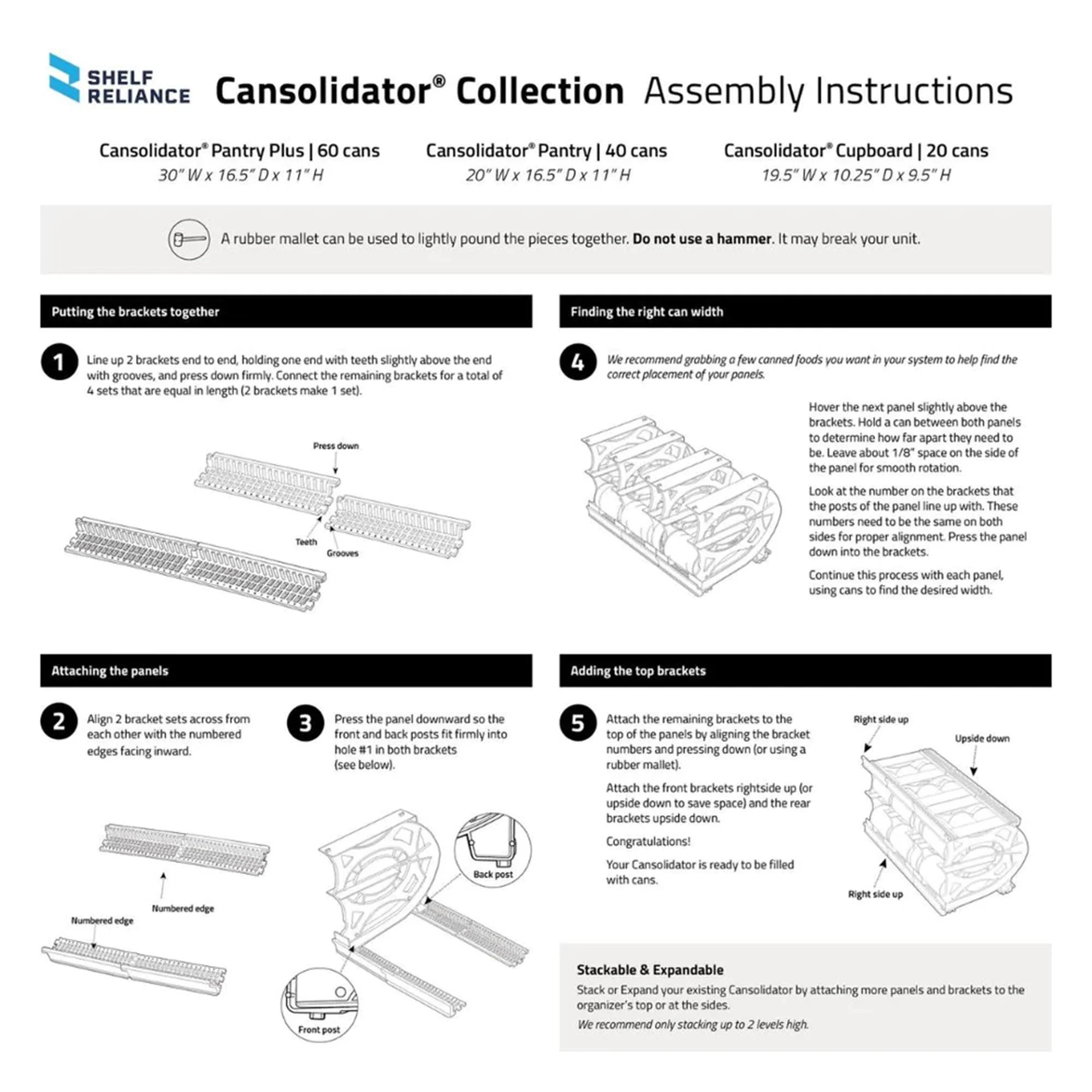 Shelf Reliance Cansolidator 60 Can Canned Food & Soda Storage, USA Made (2 Pack) - Image 11