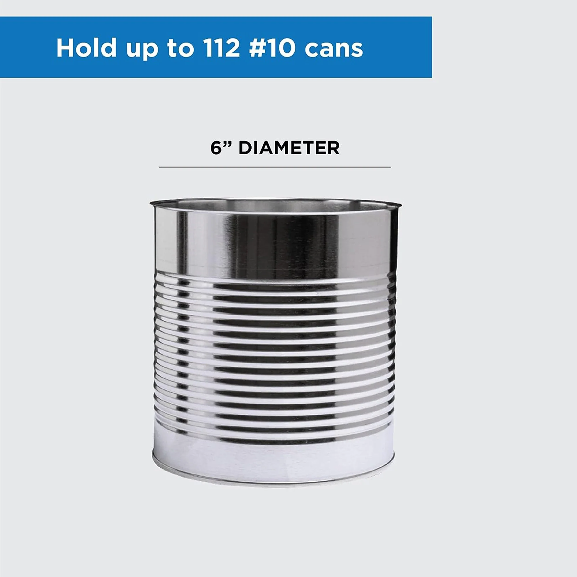 Shelf Reliance Maximizer Large Can Rotation Organizer Supports Up To 112 Cans - Image 6