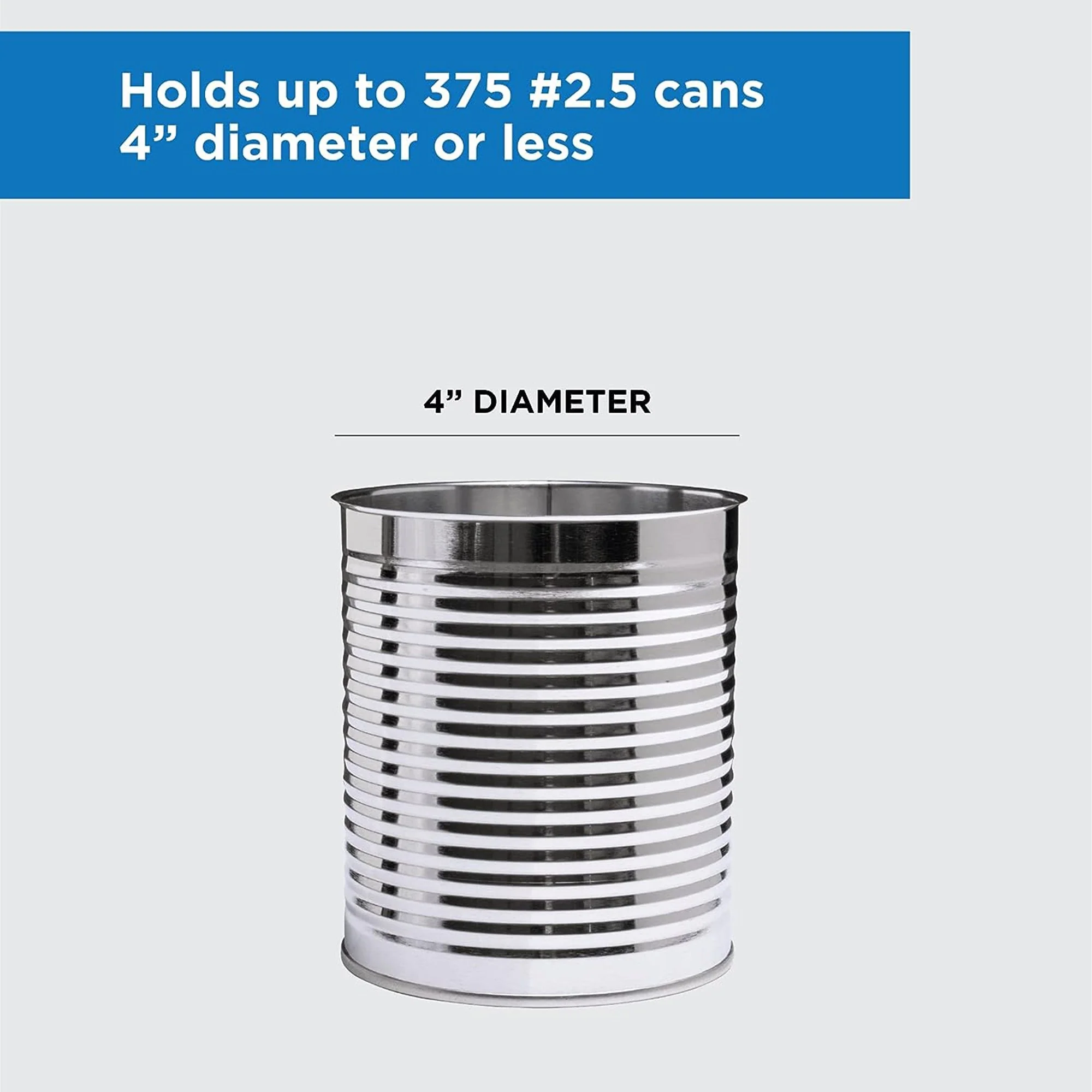 Shelf Reliance Maximizer Medium Pantry Can Organizer Supports Up To 375 Cans - Image 7