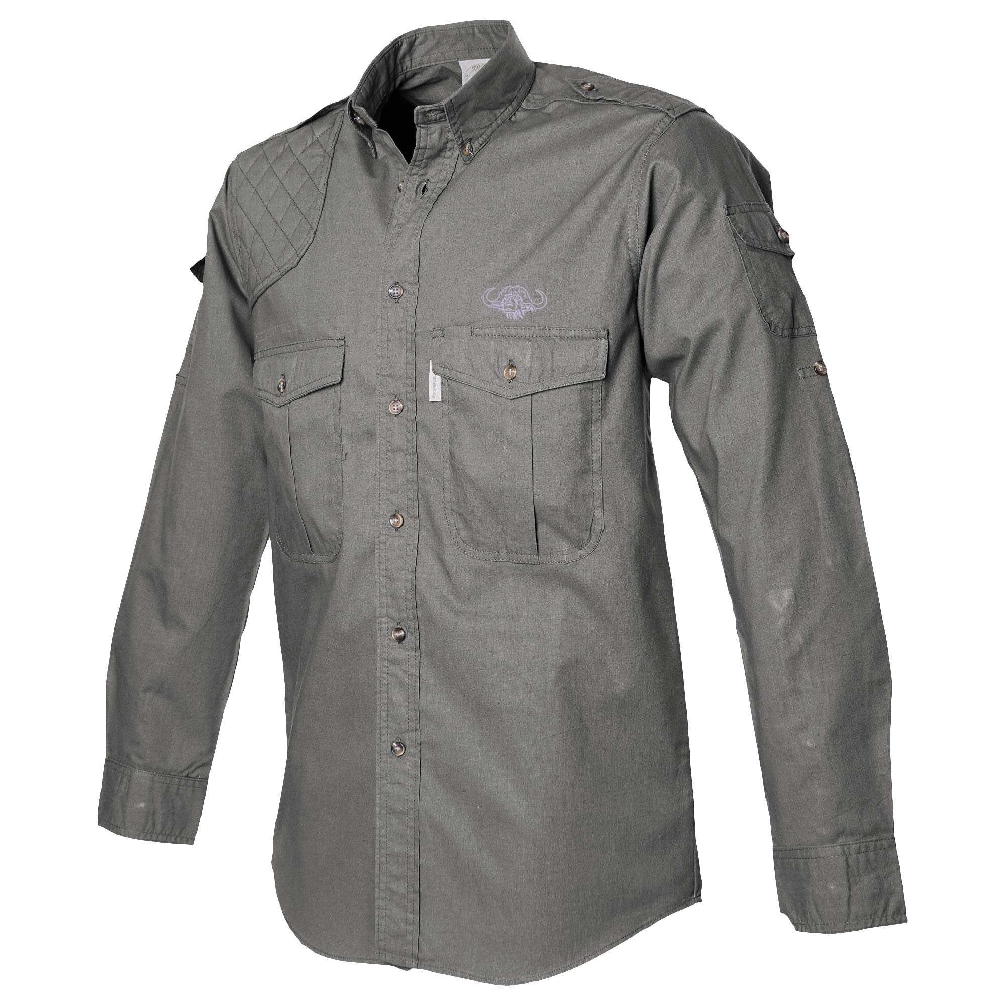 Shooter Shirt for Men with Embroidered Buffalo Logo - L/Sleeve - Image 7