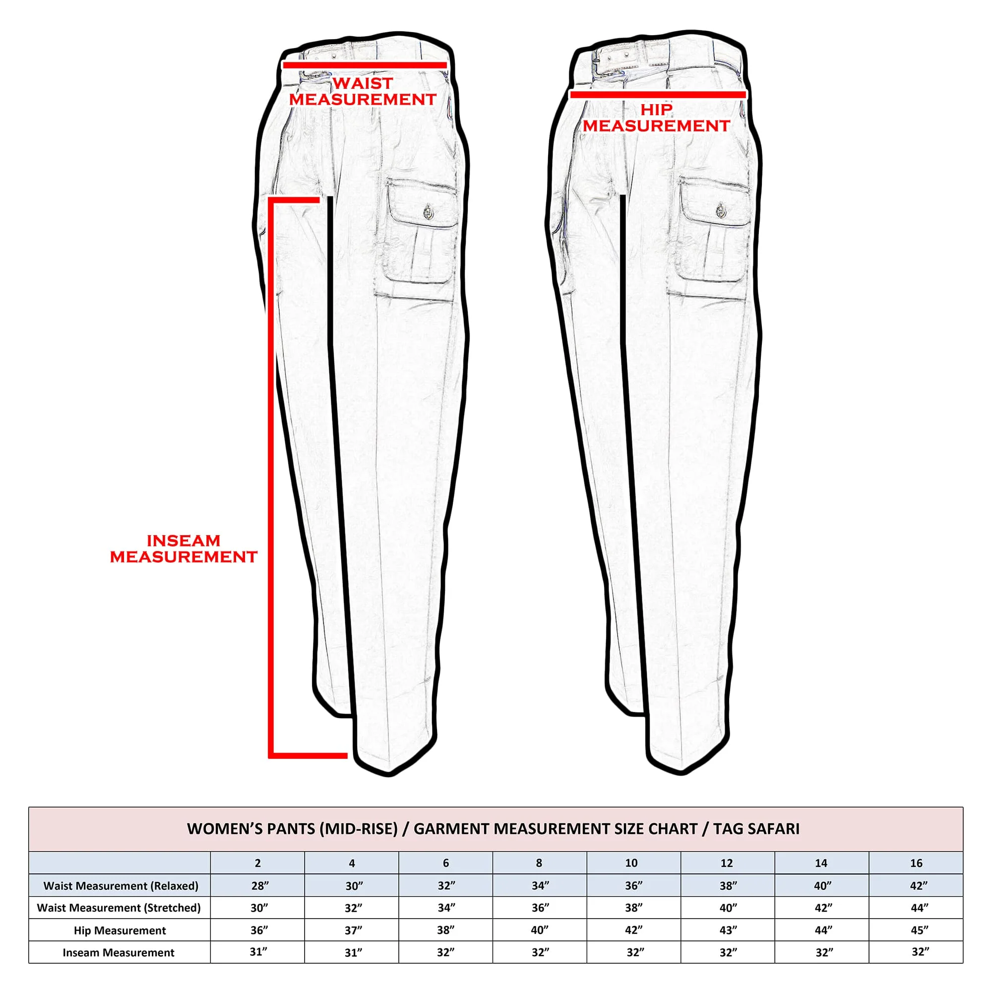 Six Pocket Congo Pants for Women - Image 8