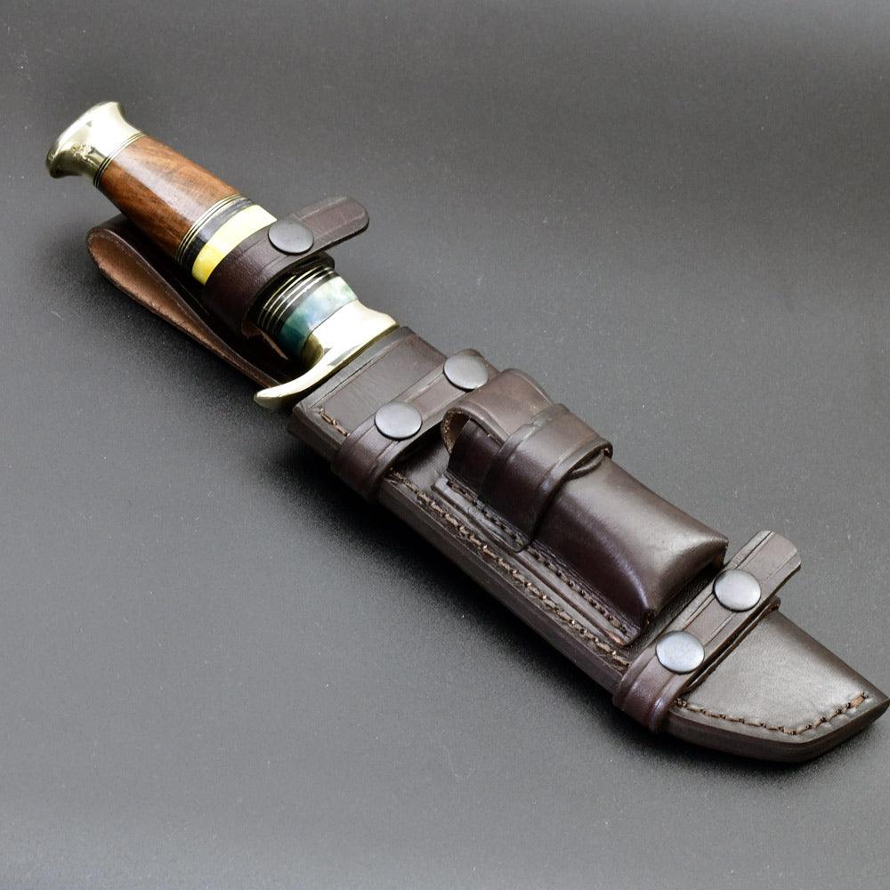 Skywalker Bowie Knife with Bone & Wood Composite Handle - Image 3