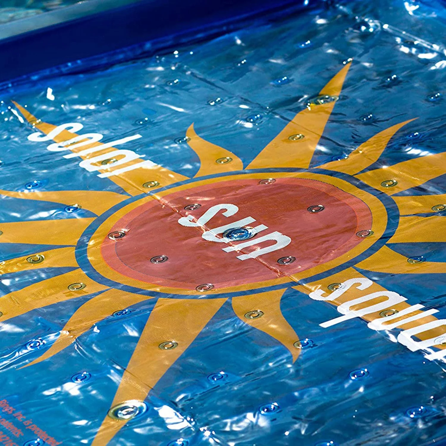 Solar Sun Rings UV Resistant Swimming Pool Heater Square Solar Cover, Sunburst - Image 3