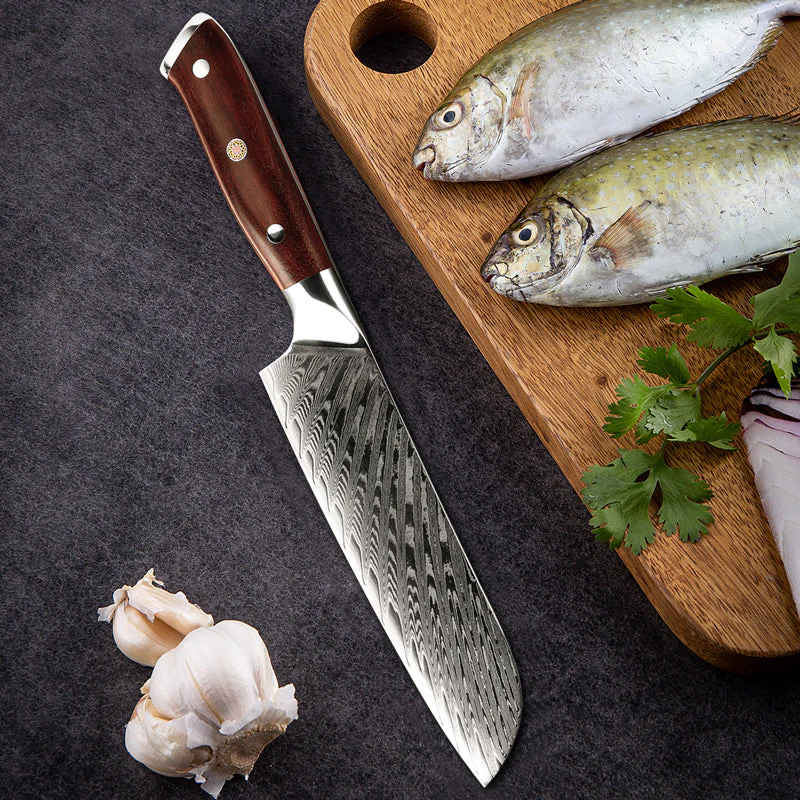 Splendor 4‑Pc VG10 Damascus Knife Set – Pakkawood Handle - Image 9