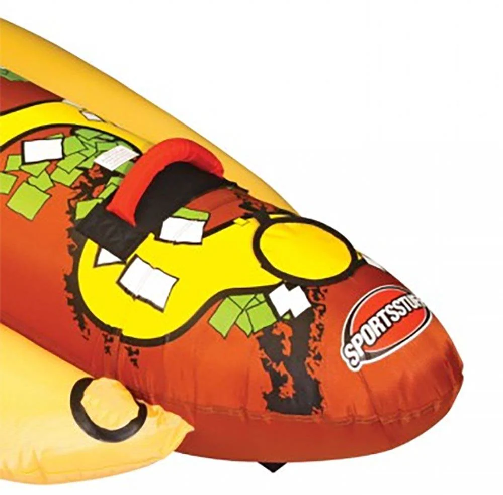 Sportsstuff Hot Dog 3 Person Inflatable Boat Lake Water Towable Tube | 53-3060 - Image 5