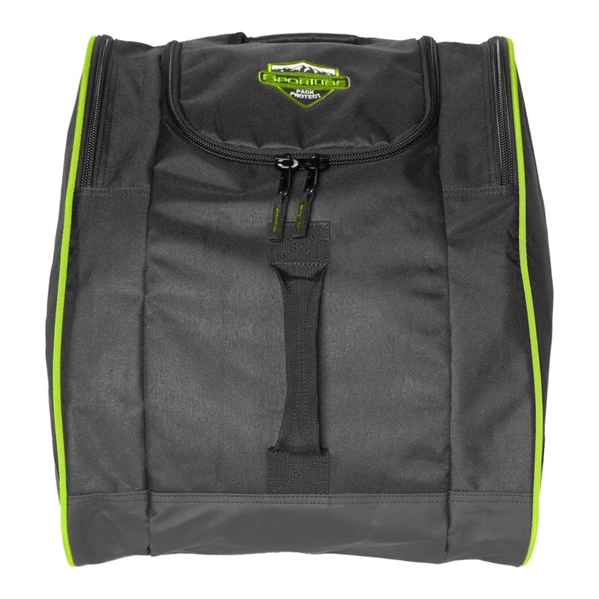 Sportube Traveler 50 Liter Padded Ski Boot & Gear Backpack Bag, Green/Black - Image 6