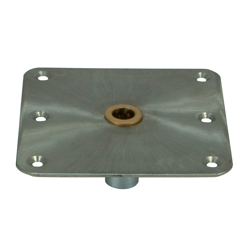 Springfield KingPin Standard Square Steel Base w/Brass - 7"x7"