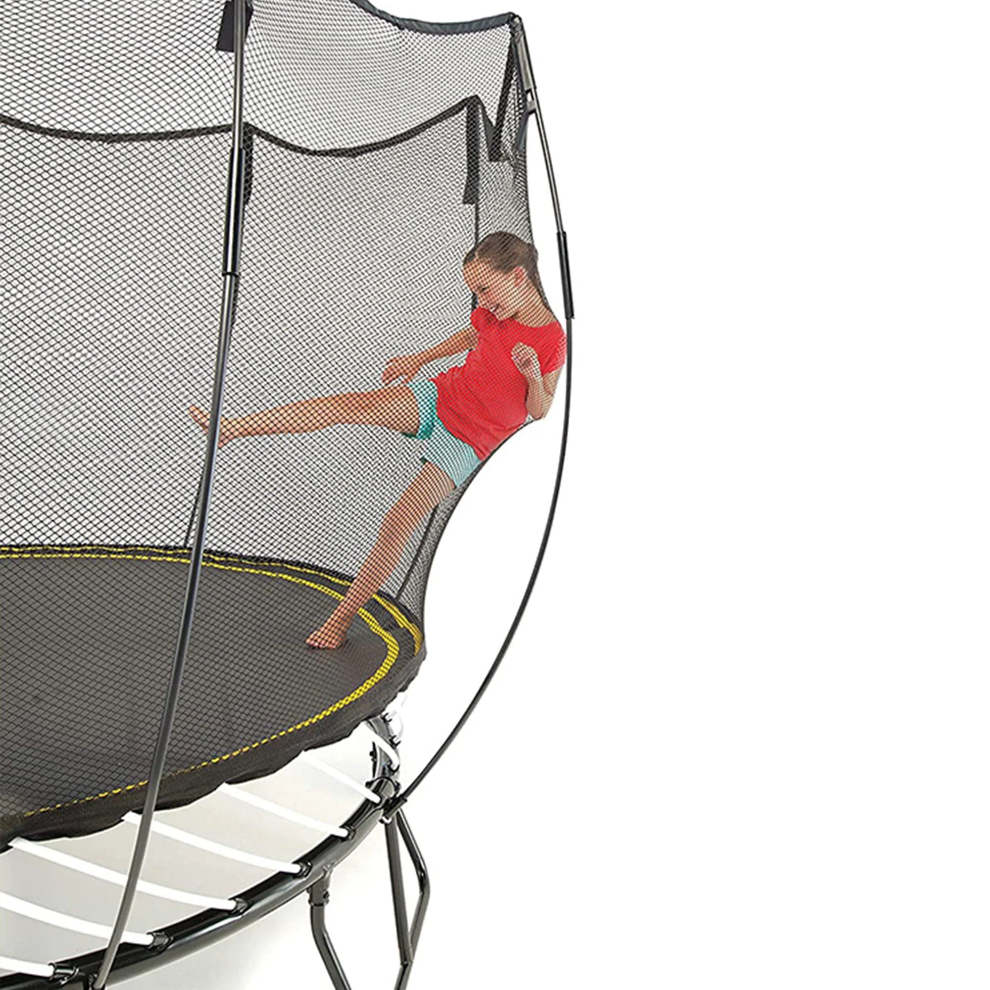 Springfree Large Square Backyard Trampoline With Enclosure and Hidden Frame, 11' - Image 5