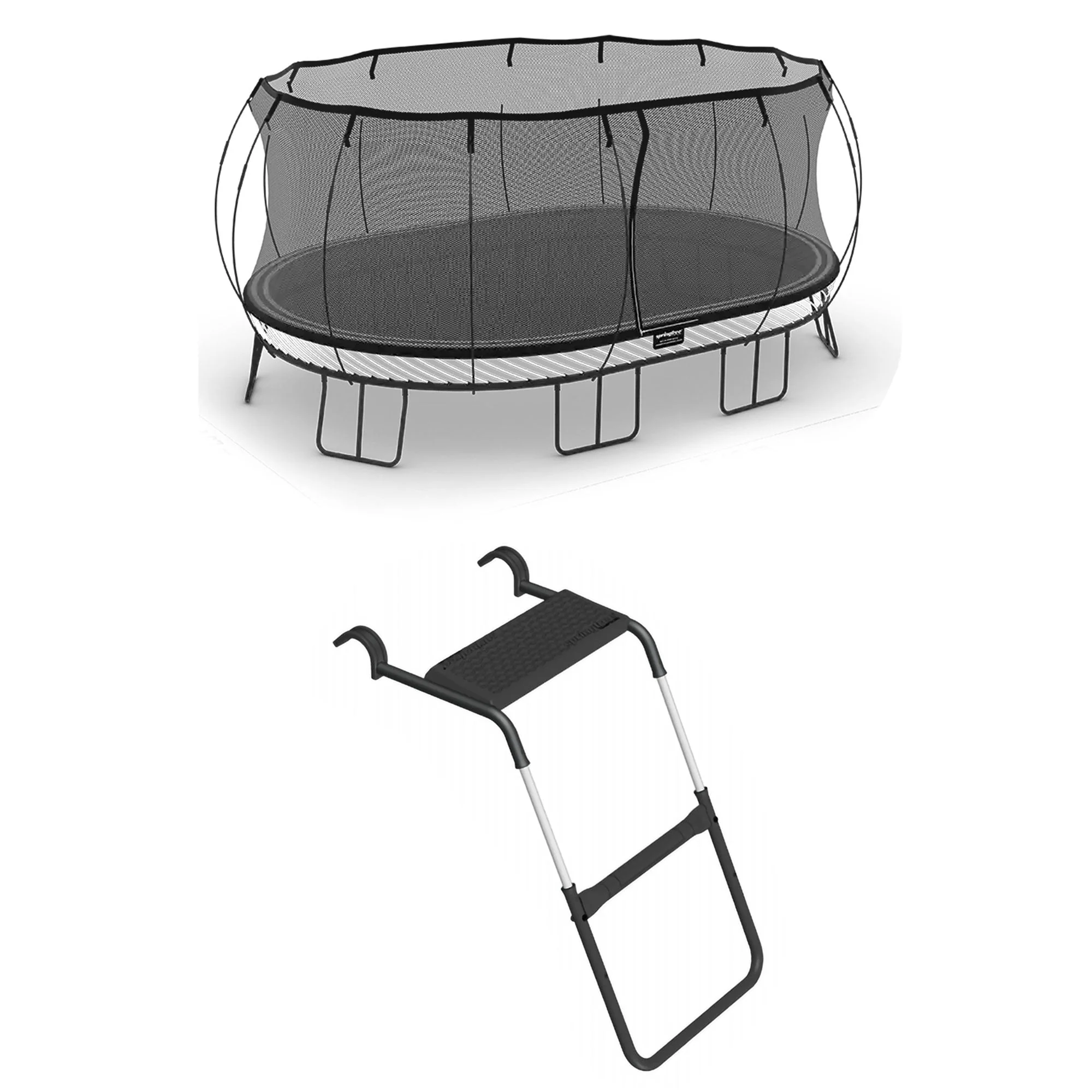 Springfree Trampoline 12' x 19' Trampoline with FlexrStep V2 Ladder Accessory - Image 3