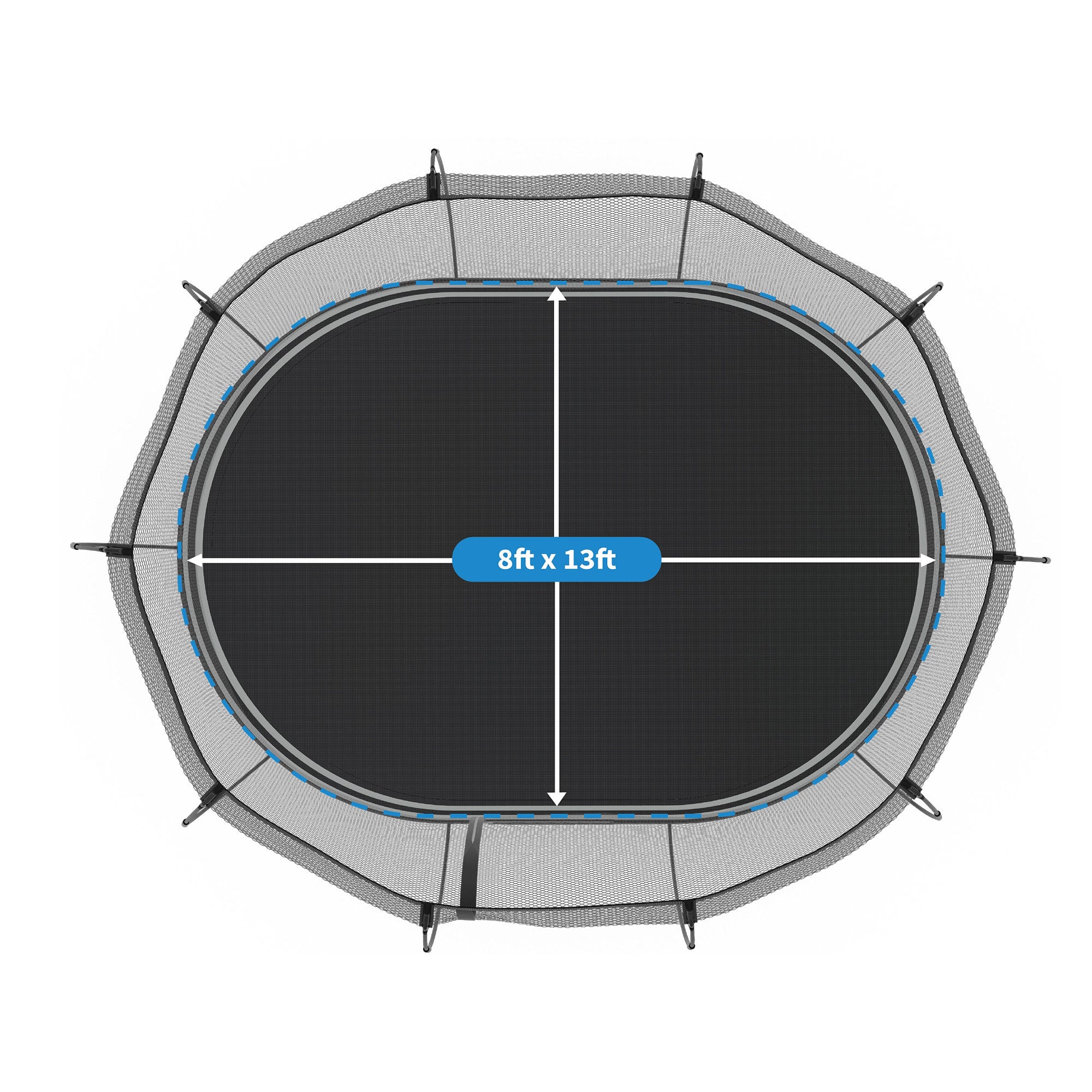 Springfree Trampoline Kids Oval 8 x 13Ft Trampoline & FlexrStep V2 Safety Ladder - Image 8