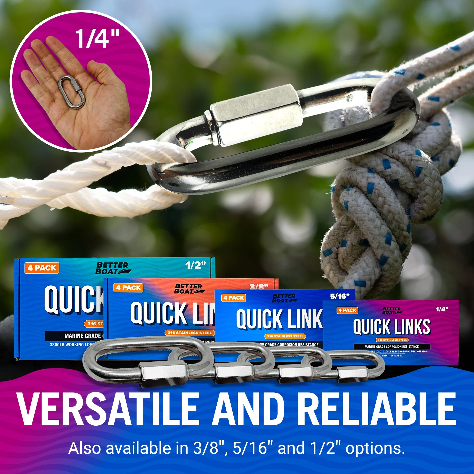 Stainless Steel Quick Links - Image 3