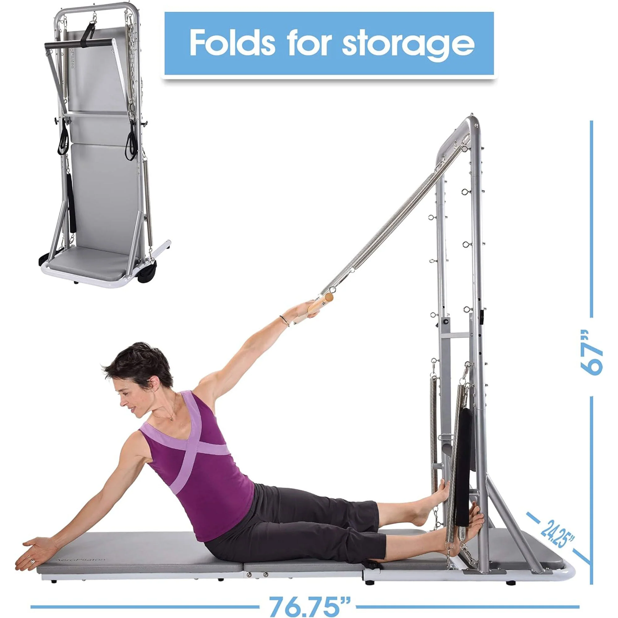 Stamina 55-5604 AeroPilates Precision Studio Tower Strength and Toning System - Image 3