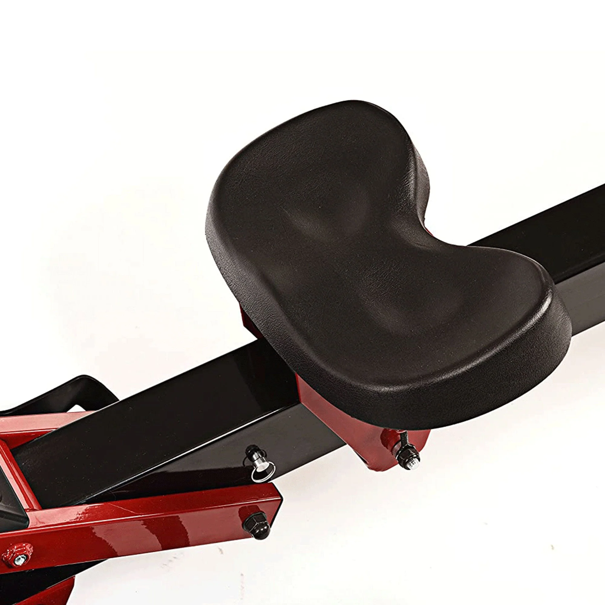 Stamina Cardio Exercise Foldable X Air Rower Rowing Machine w/ LCD Display, Red - Image 4
