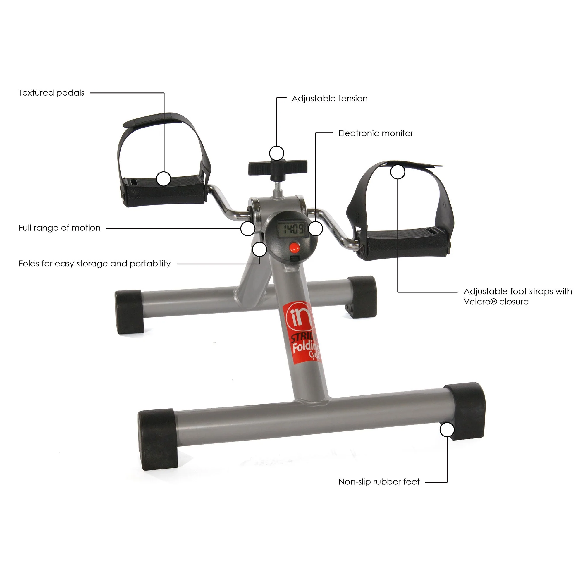 Stamina Products InStride Portable Folding Cycle for Cardio Strength Workouts - Image 6