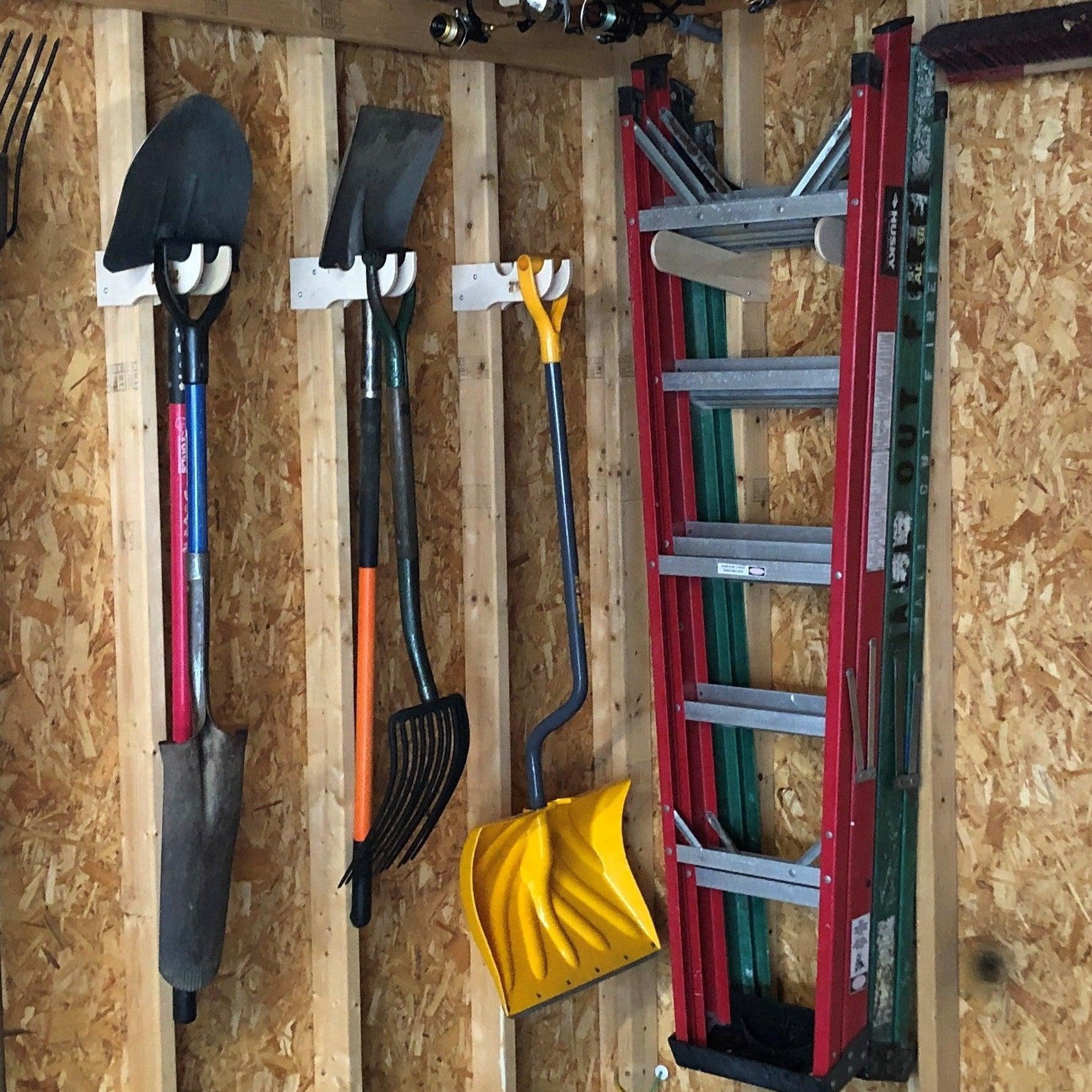 Step Ladder Organizer Rack - Stud Mounted - Image 5