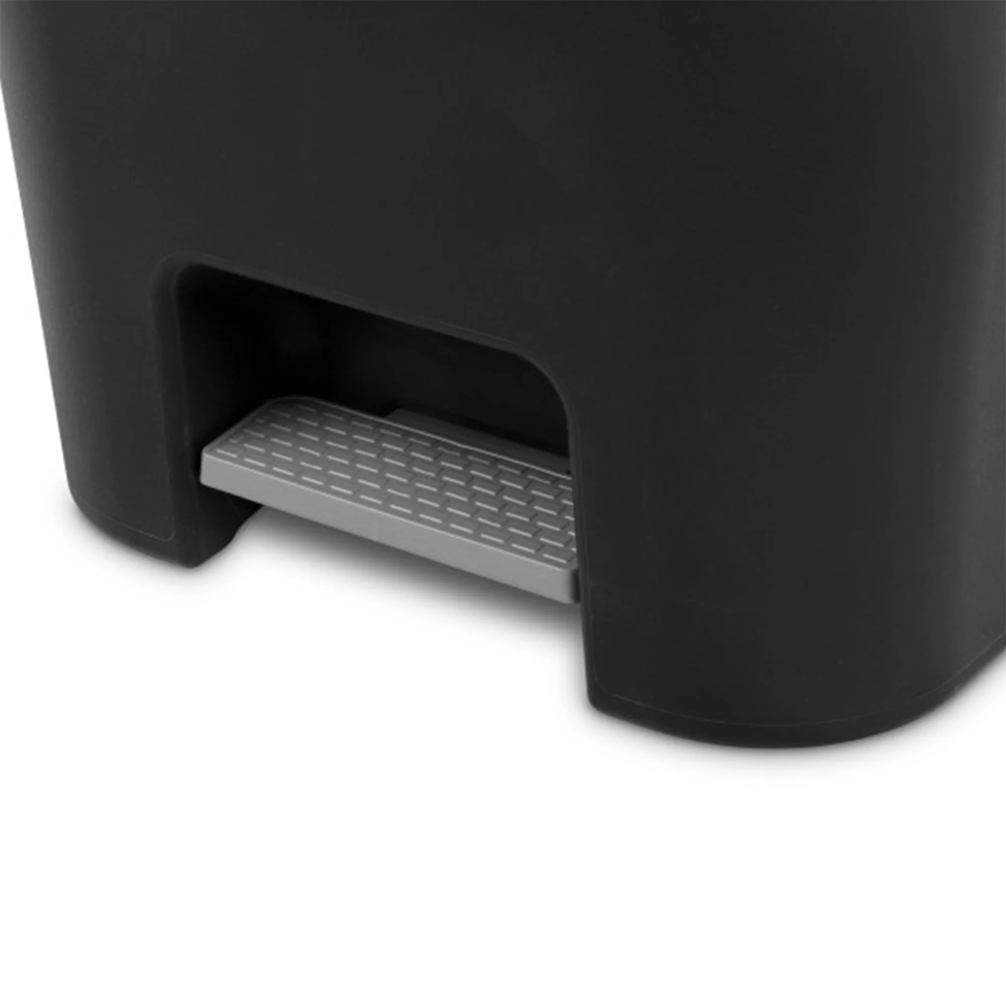 Sterilite 11.9 Gal Rectangle Step On Trash Kitchen Wastebasket, Black (12 Pack) - Image 10