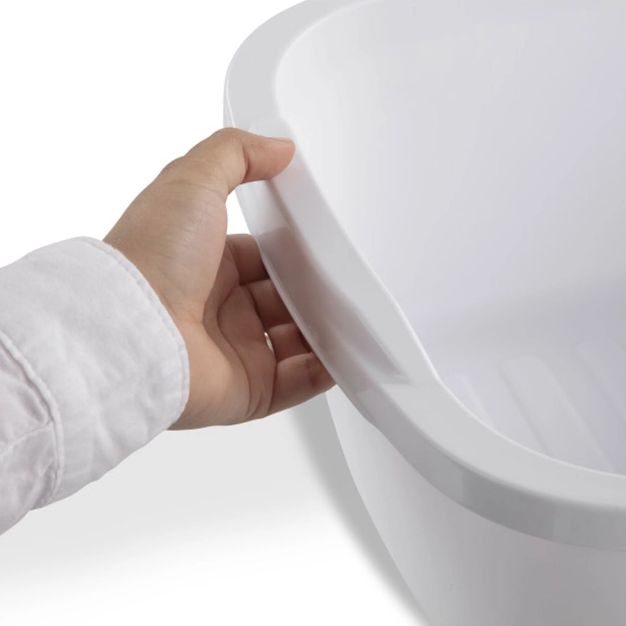 Sterilite 12 Quart Durable Reinforced Plastic Kitchen Dishpan w/ Handles, 8 Pack - Image 6