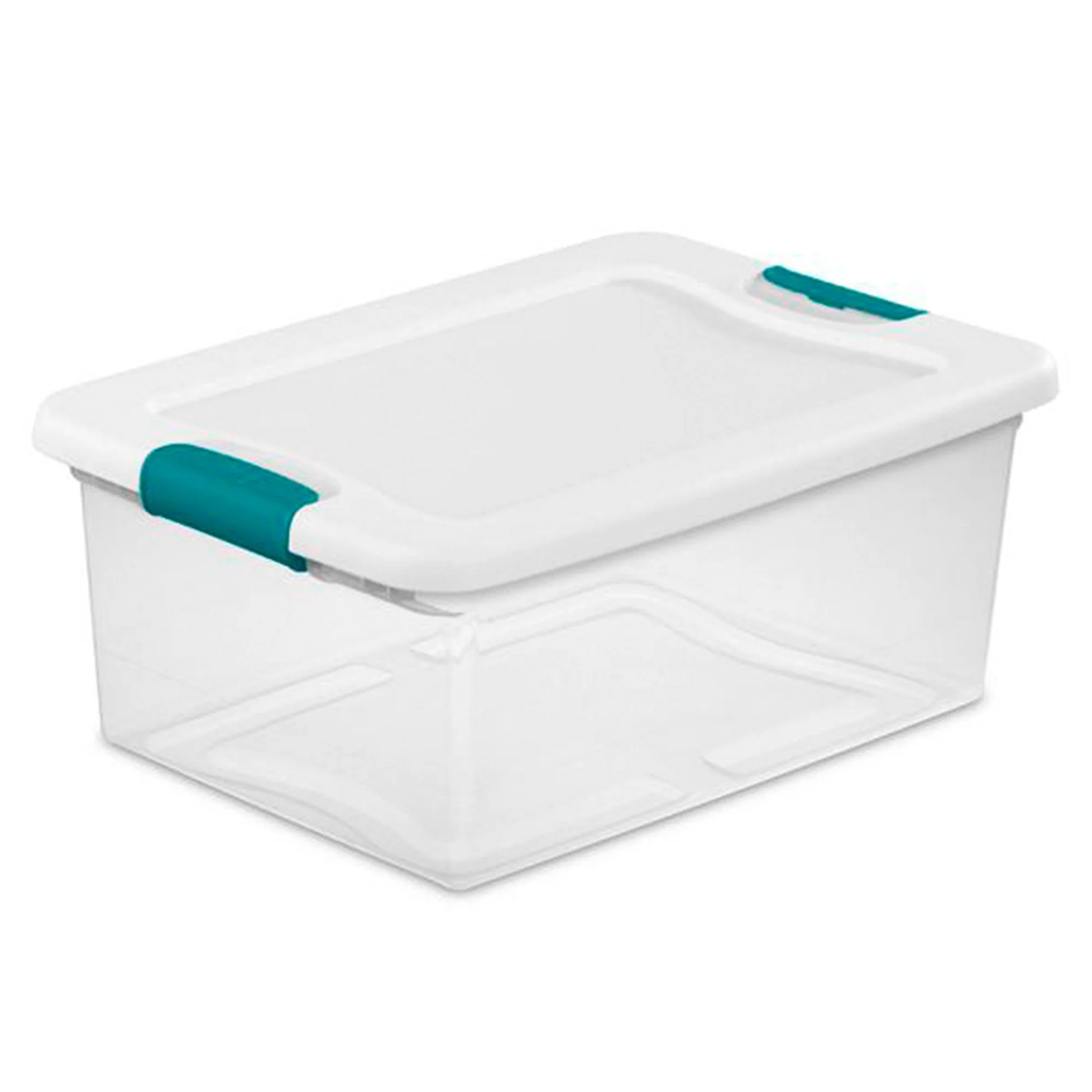 Sterilite 15 Qt Stackable Storage Boxes & 6 Qt Organizing Bins, 12 Pack Each - Image 3