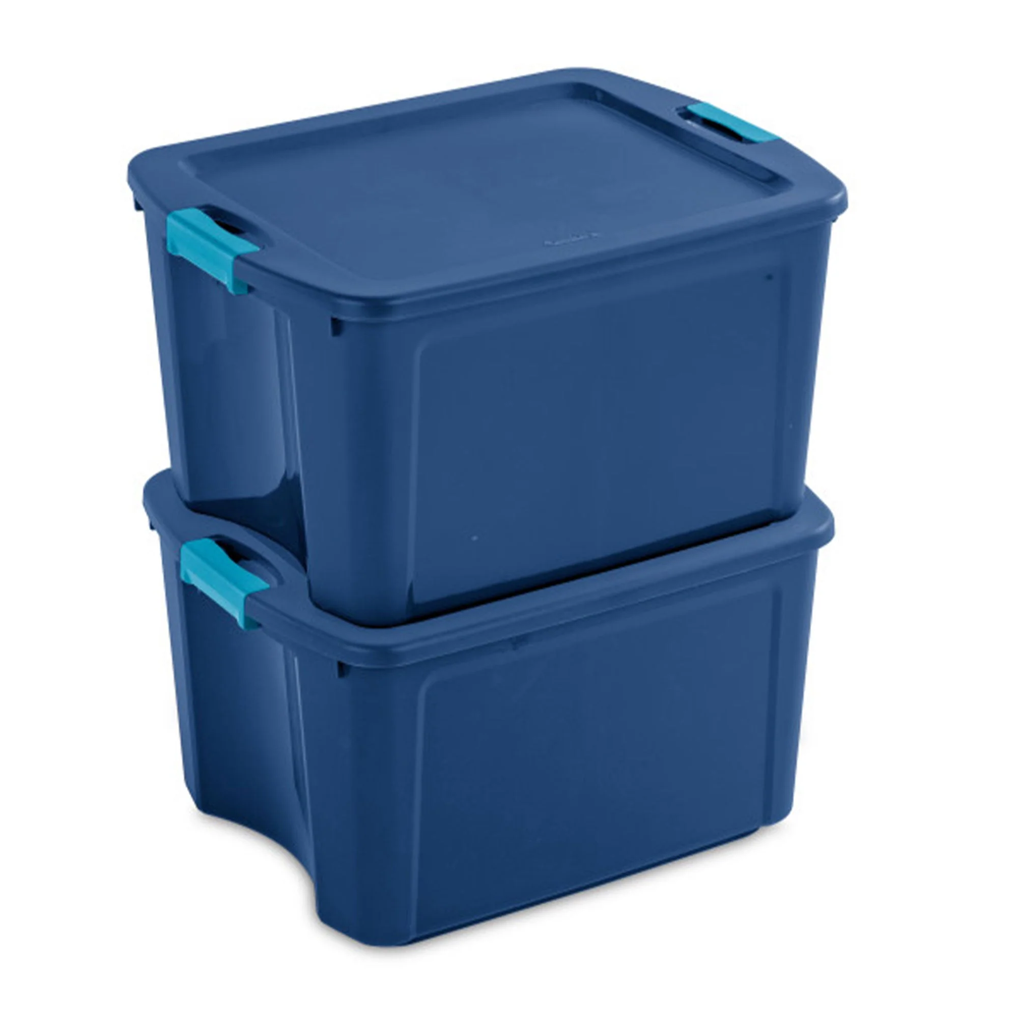Sterilite 18 Gal Latch and Carry, Stackable Storage Bin w/ Latching Lid, 18 Pack - Image 9