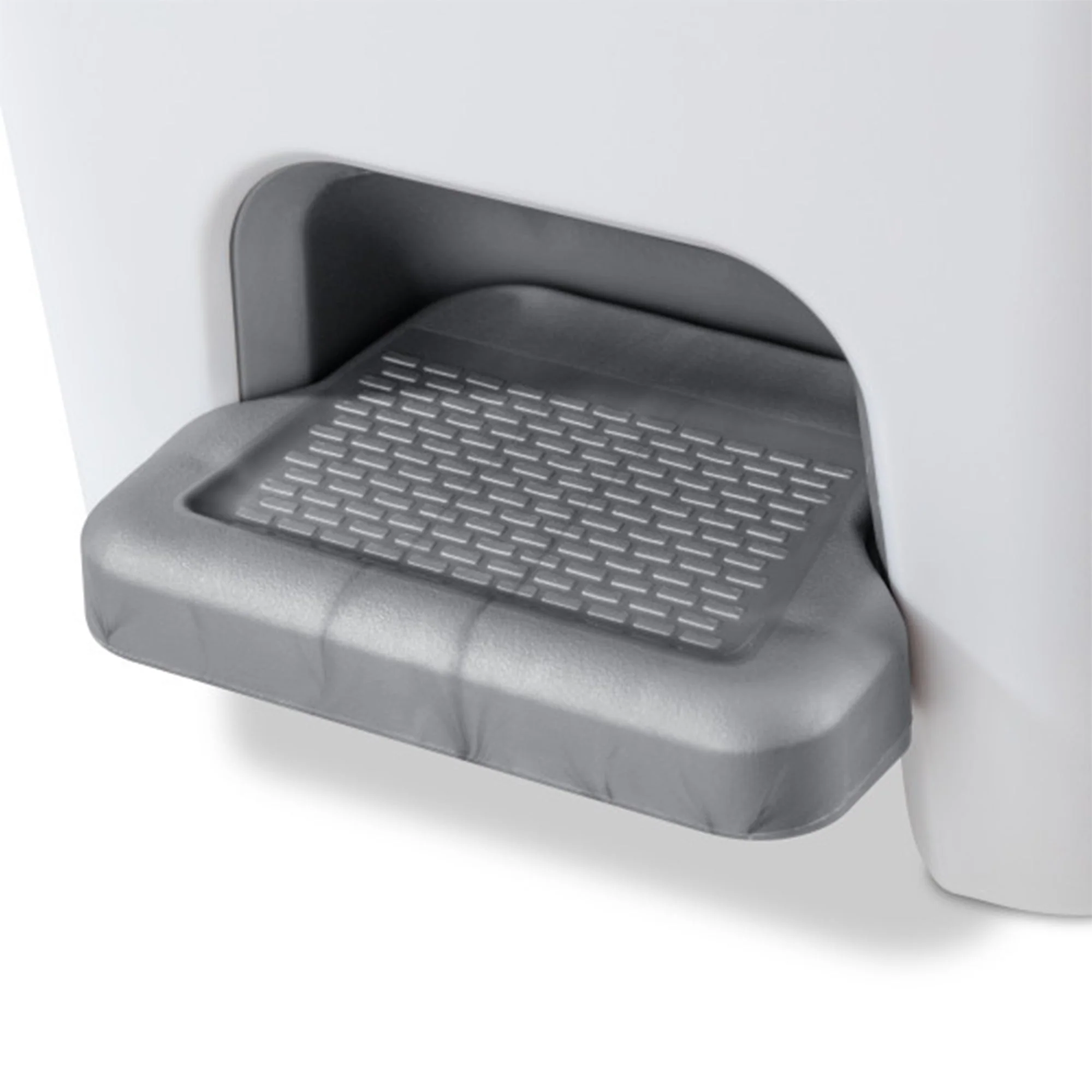 Sterilite 2.7 Gallon Rectangular Step On Trash Bin Wastebasket, White (4 Pack) - Image 9