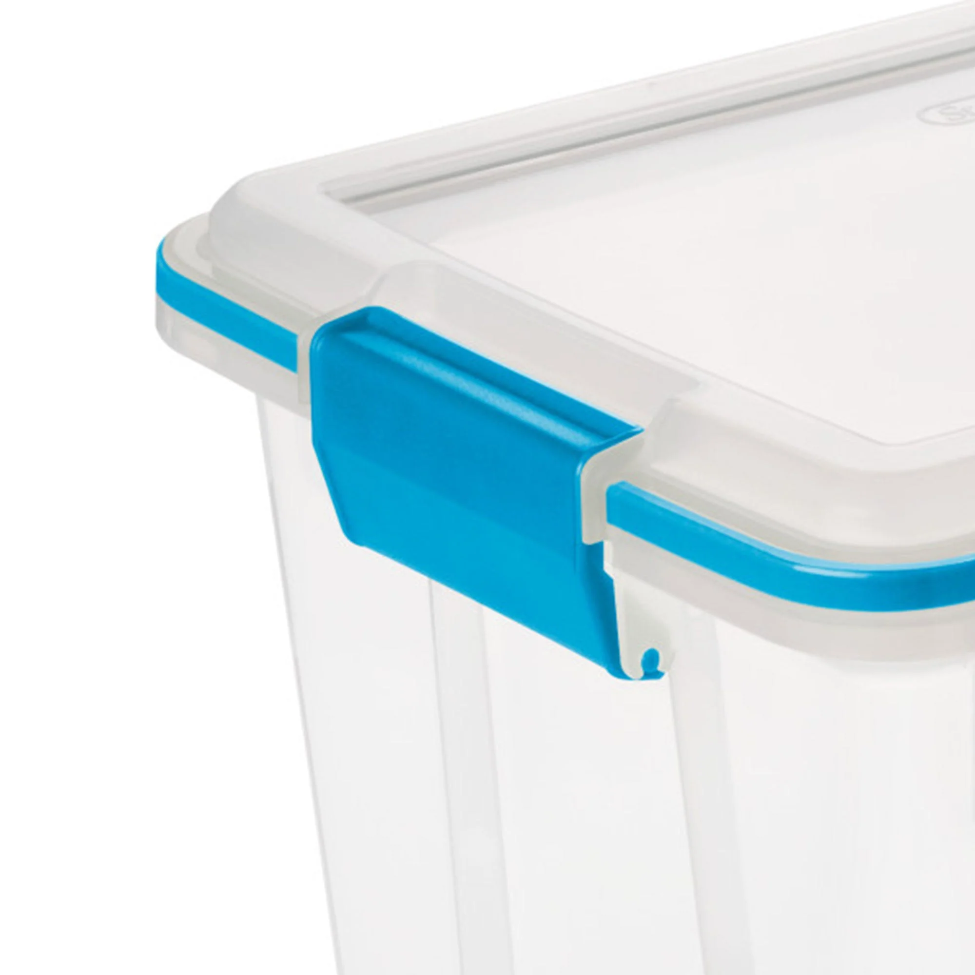 Sterilite 20 Quart Gasket Box, Stackable Storage Bin with Latching Lid, 6 Pack - Image 9