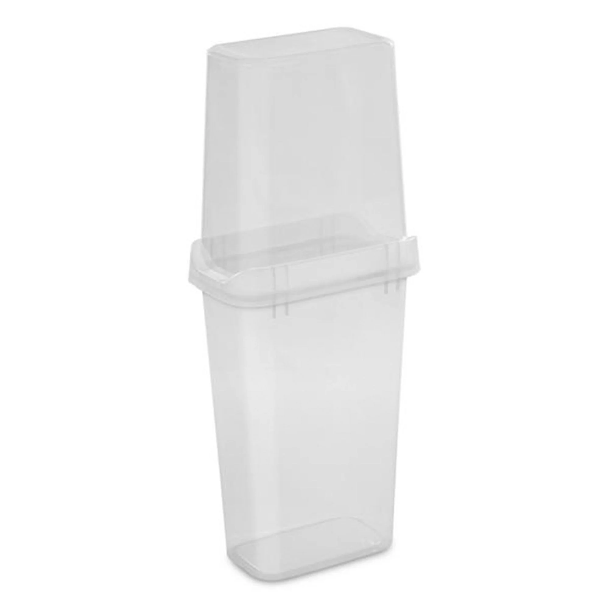 Sterilite 4 Pack Vertical Wrap Storage Box, Holds 25 Rolls, 40" Tall, Clear - Image 2