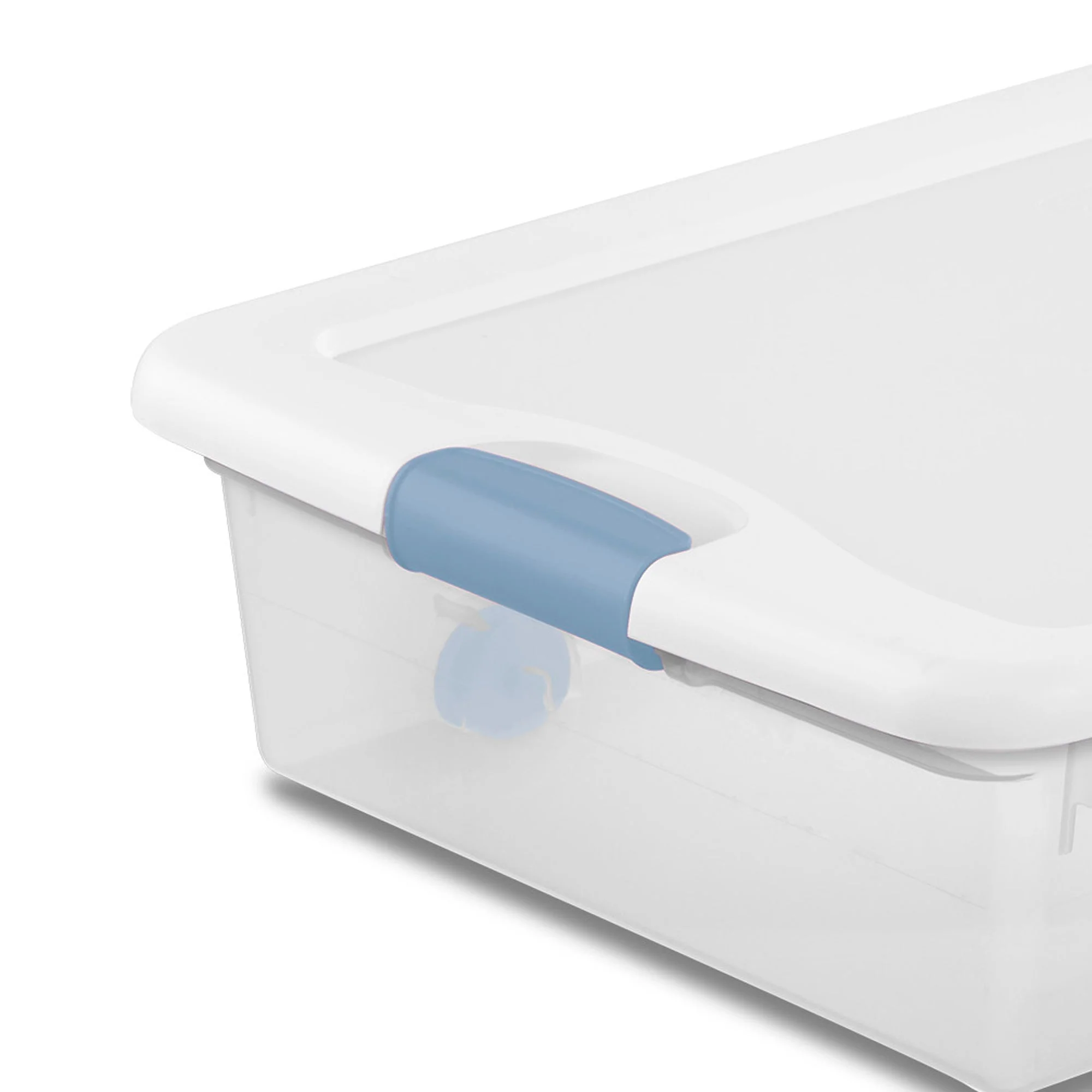 Sterilite 56 Quart Latching Stackable Wheeled Storage Container w/ Lid, (8 Pack) - Image 10